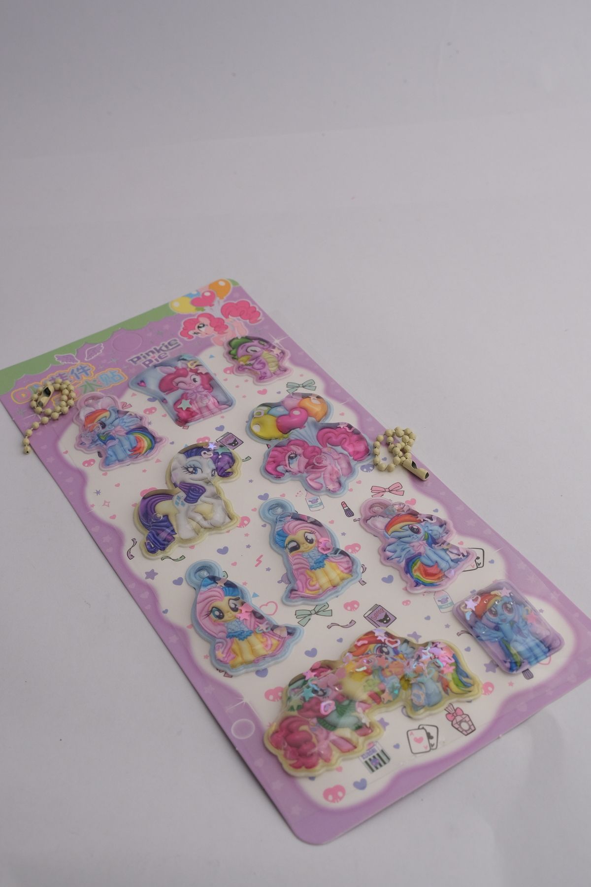Snailtoys-My Little Pony Big Sticker Set - Twilight Applejack Rainbow Dash Pinkie Pie Rarity Fluttershy 1