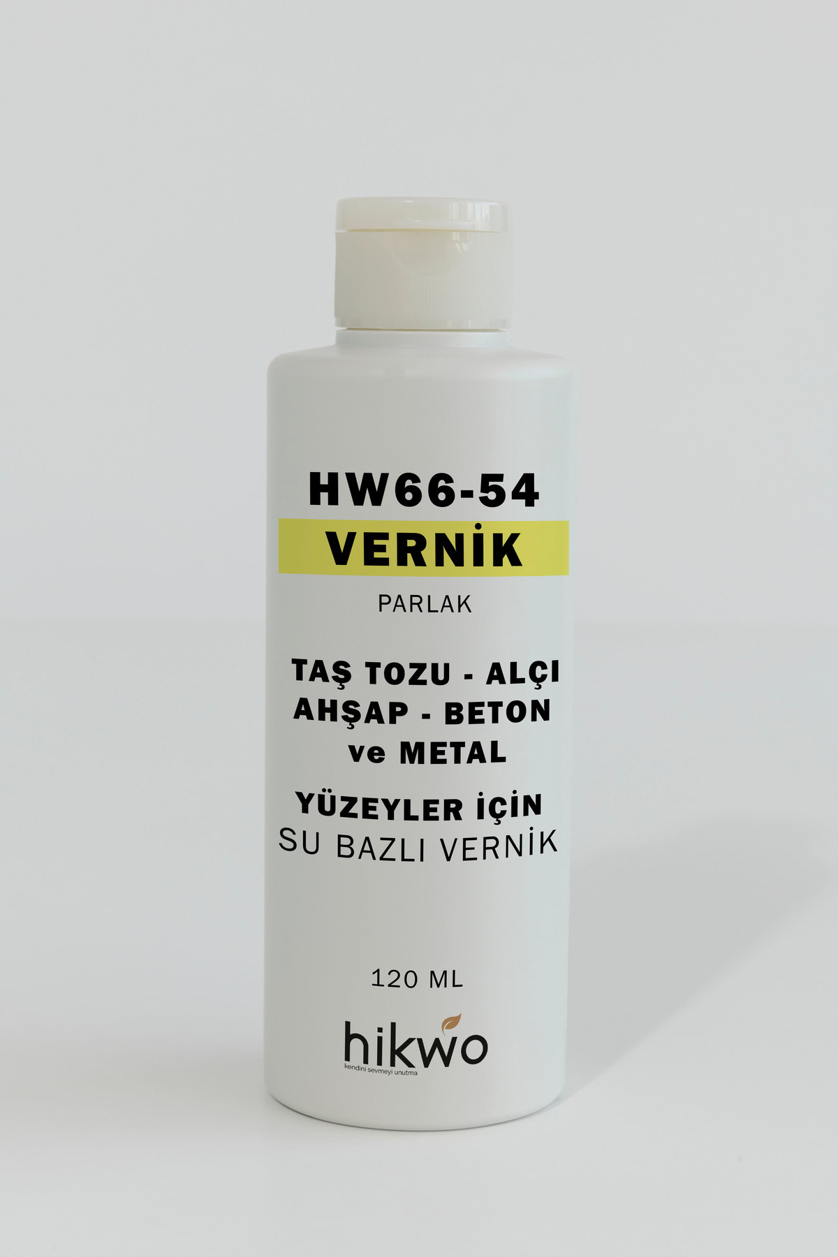 Hikwo HW-66-54 Su Bazlı Çok Amaçlı Vernik - Cila - Mum Ahşap Beton Taş Tozu Cilası