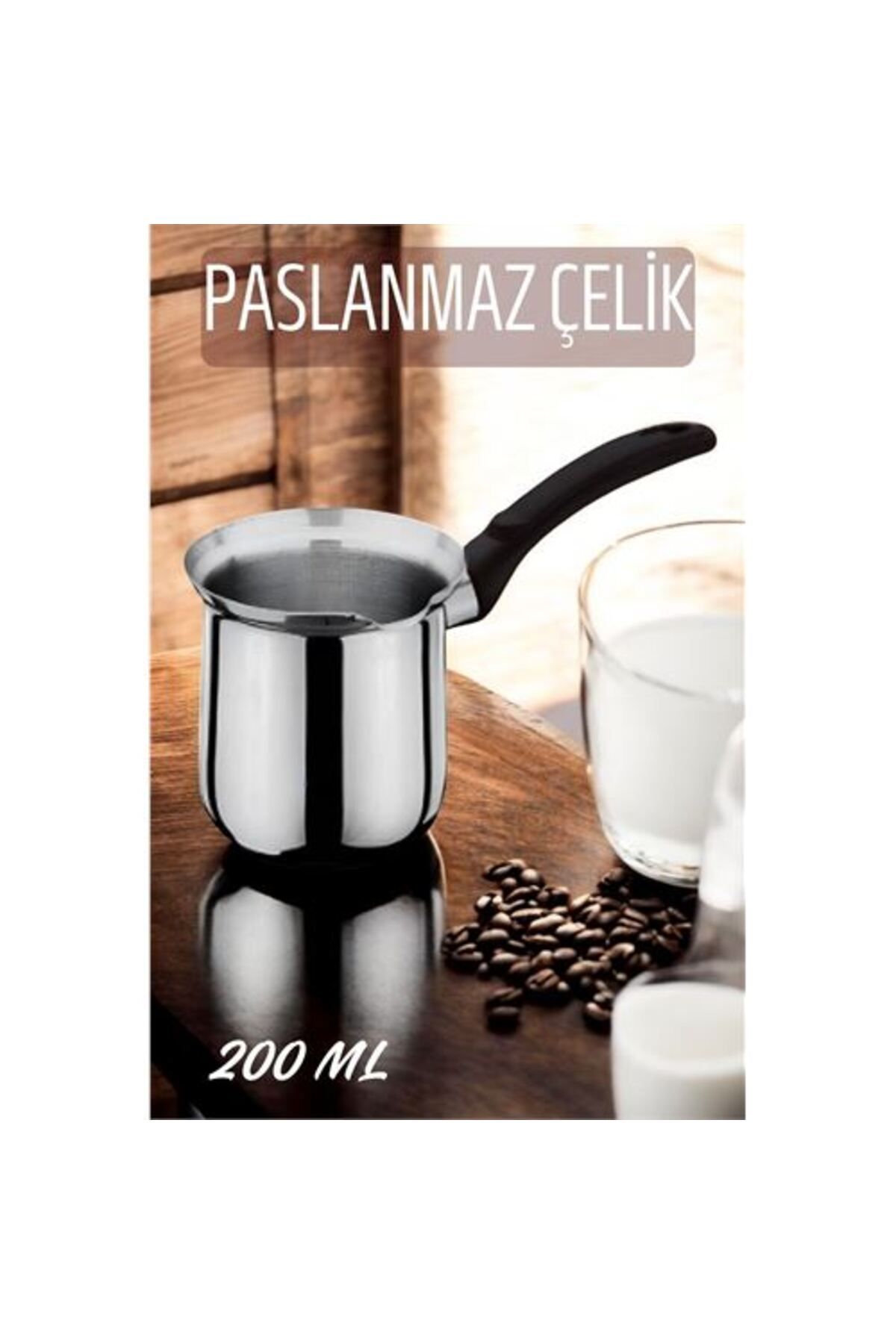 Genel Markalar Modacar Mini Paslanmaz Çelik Cezve 200 ml