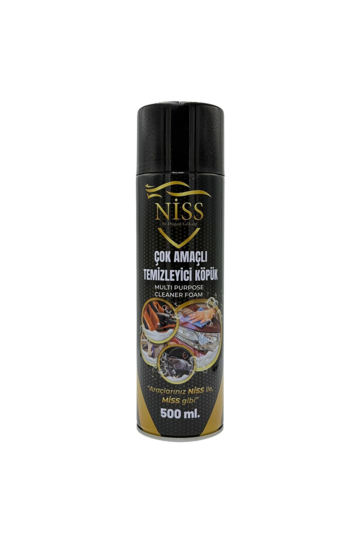 Niss Car Care Çok Amaçlı Temizleyici Köpük  Aeresol 500ml