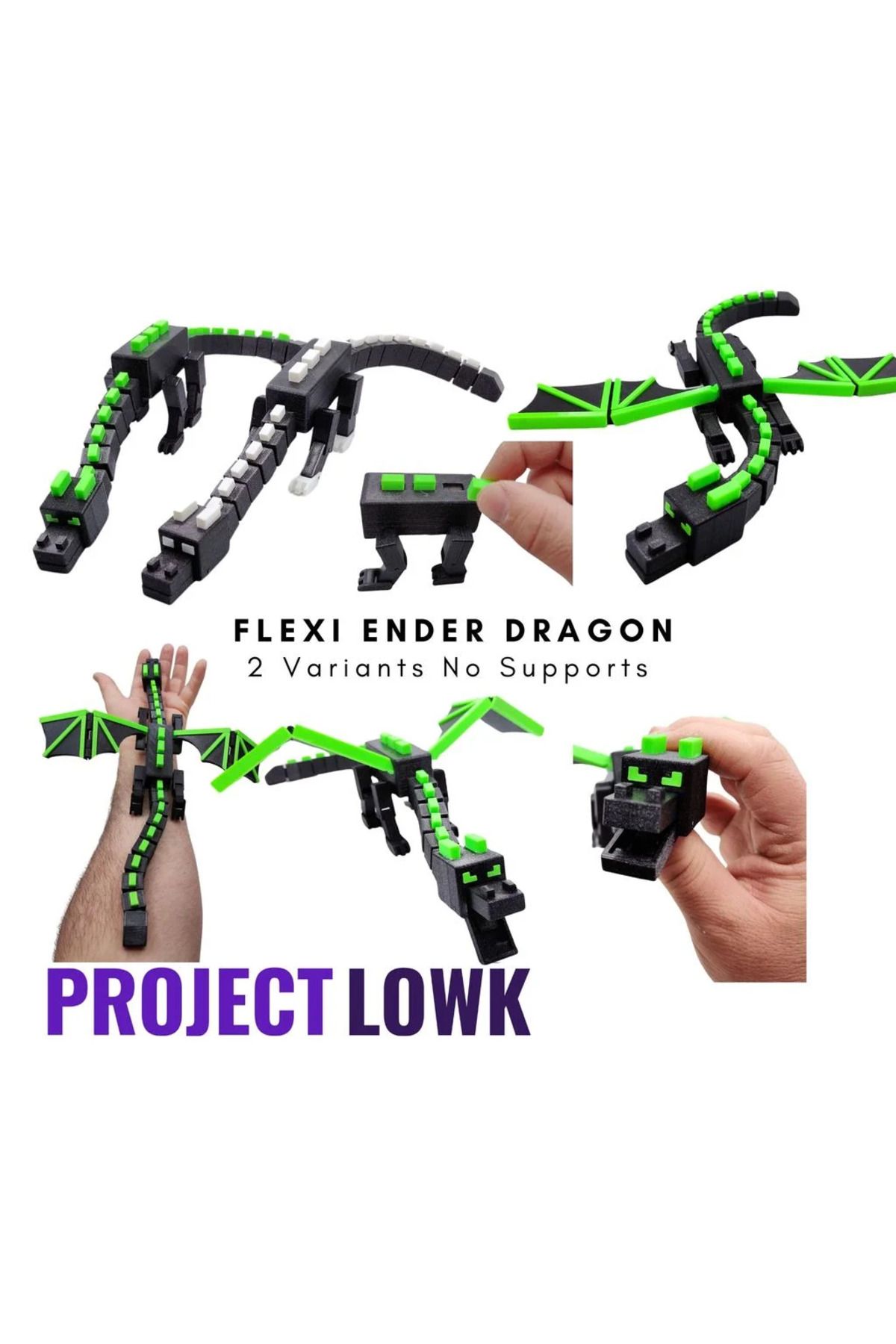 Modellio3D-Ender Dragon Figure 2