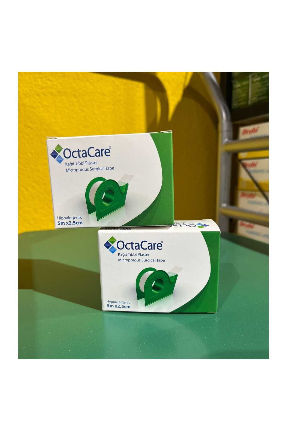 Octacare 2'Lİ PAKET OCTACARE KAĞIT TIBBİ PLASTER (5m x 2,5 cm)