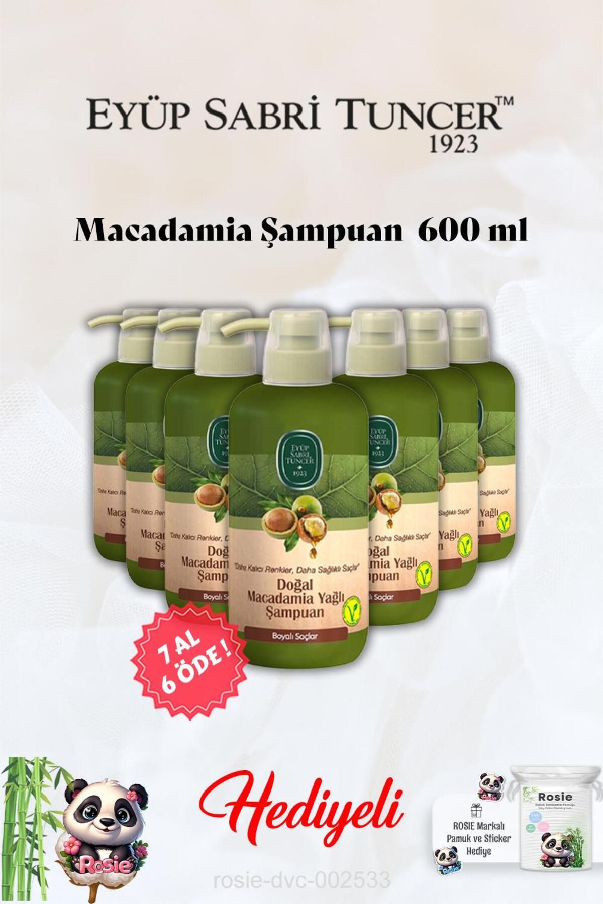 Eyüp Sabri Tuncer-Buy 7 Get 6 Macadamia Oil Shampoo - Rosie Gift 1