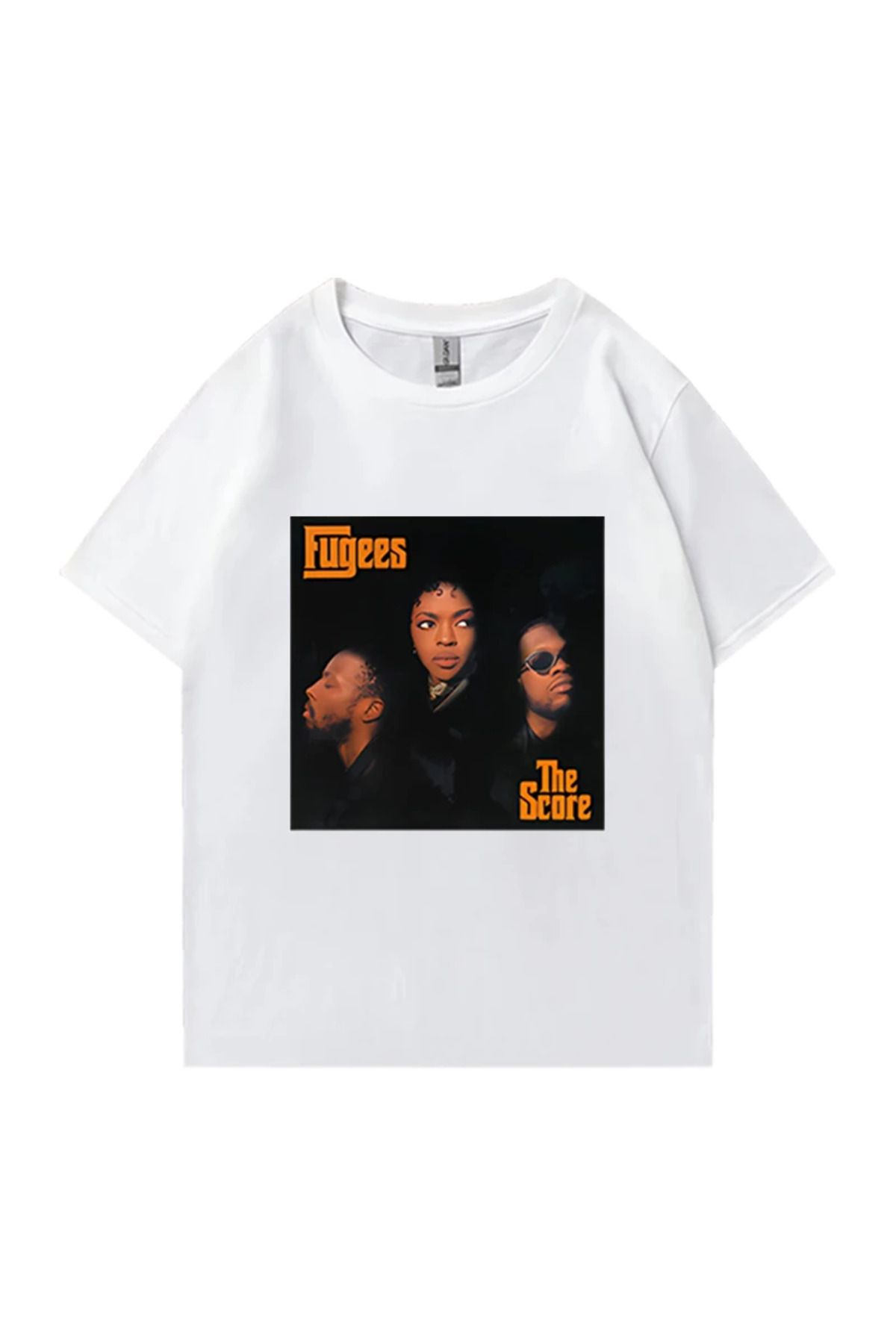 Drippy-Vintage 90S Rap Fugees Legend Band T-Shirt - Men's and Women's Classic Casual Graphic T-Shirt 1