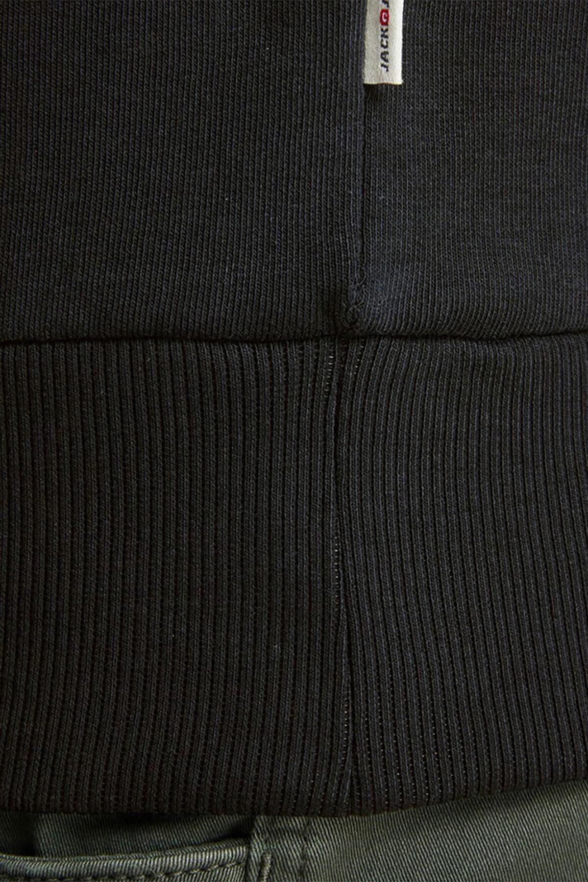 Jack & Jones-Hanorac negru pentru bărbați - 12137054   Hanorac cu logo vechi Jjecorp 5