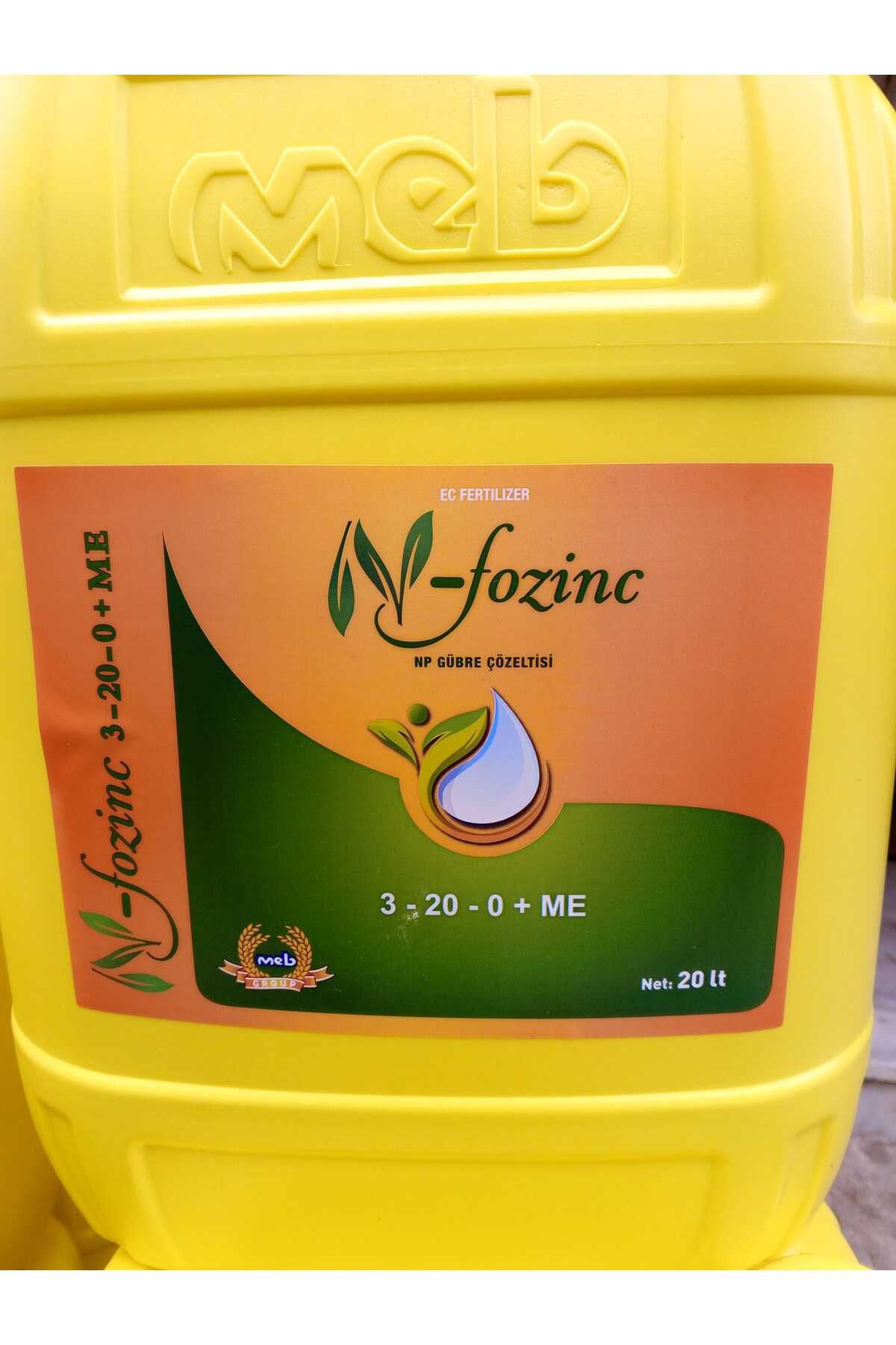 meb Mebor N-Fozinc 20 Litre - 3-20-0+ME Fosfor Gübresi