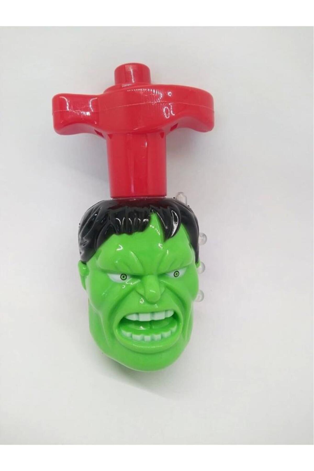 Genel Markalar Müzikli Ve Işıklı Hulk Karakterli Topaç Oyuncak - Haylaz Topaç fotoğrafı 4 (önizleme)
