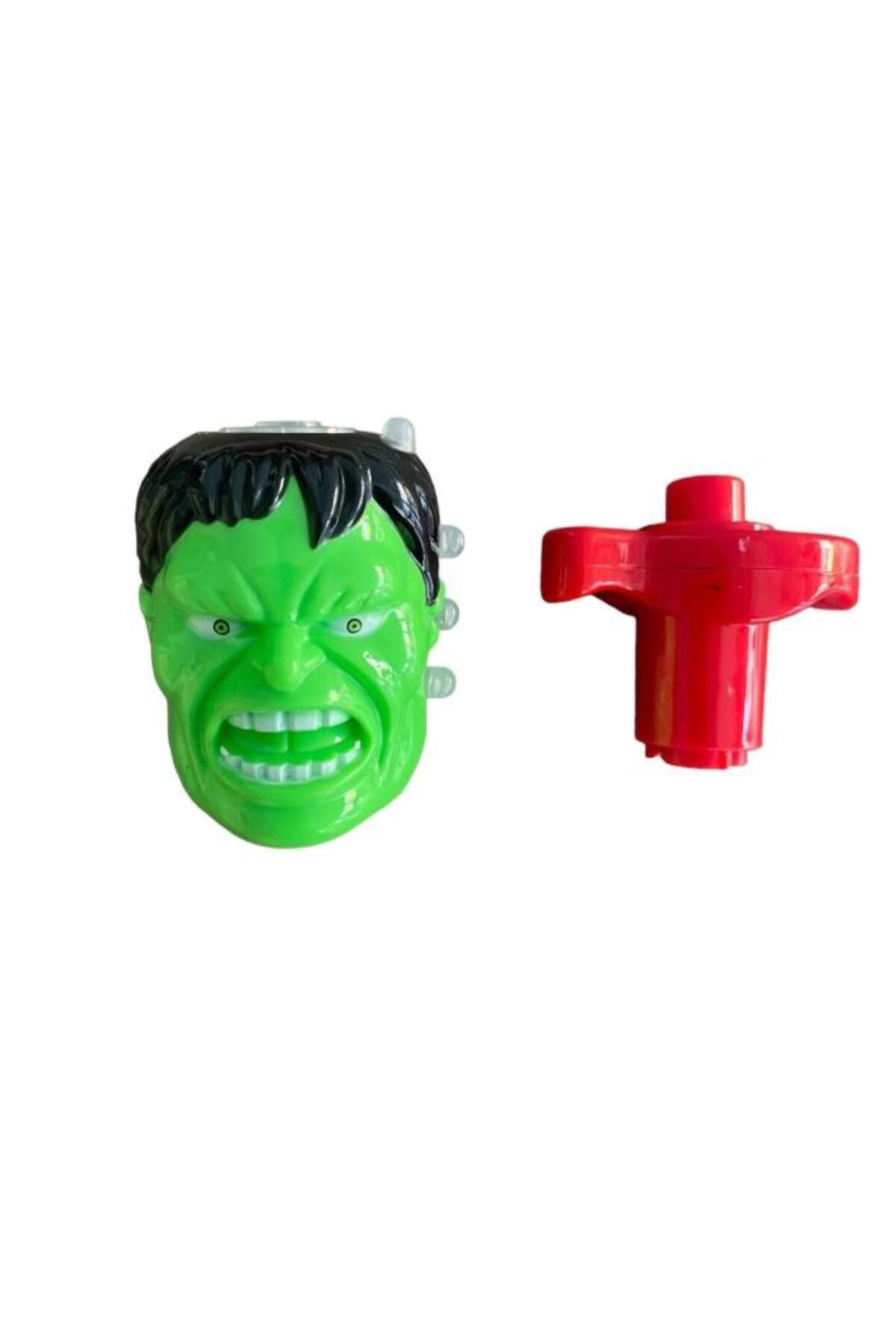Genel Markalar Müzikli Ve Işıklı Hulk Karakterli Topaç Oyuncak - Haylaz Topaç fotoğrafı 3 (önizleme)