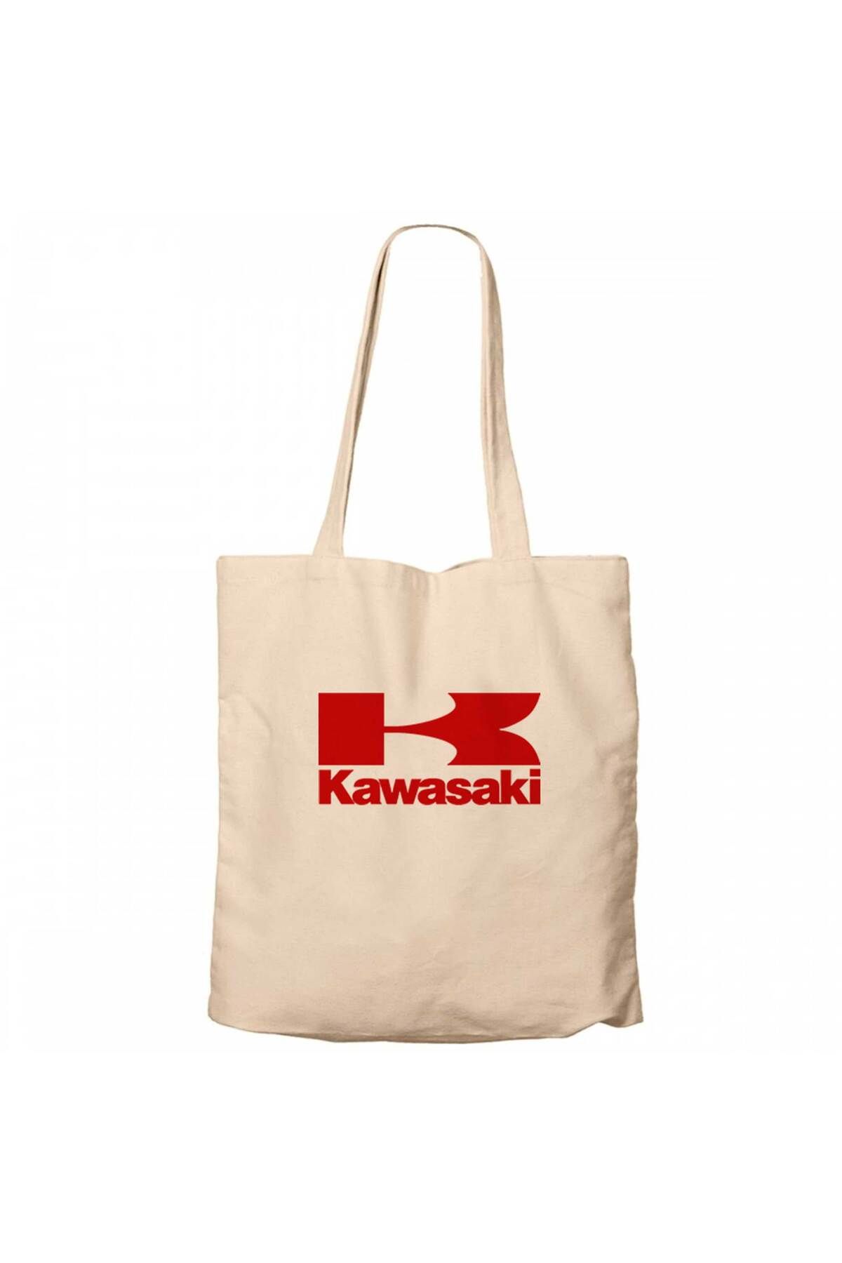 Z zepplin Kawaski Red Logo Krem Kanvas Bez Çanta