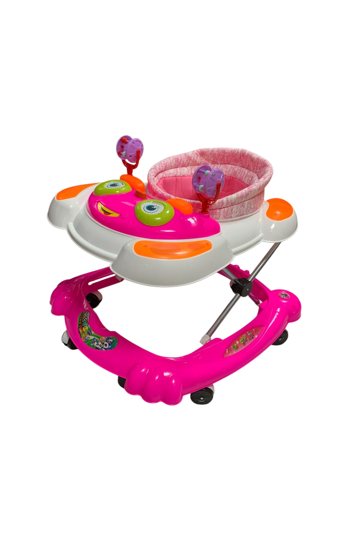 Kids 7 Ayak Bebek müzikli Yürüteç Göz Modeli pembe beyaz fotoğrafı 4 (önizleme)