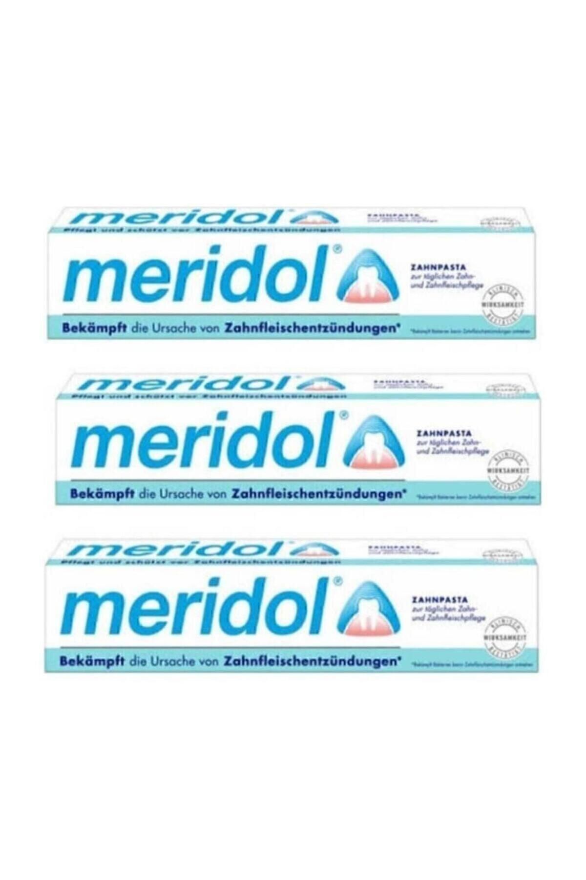 Meridol Hassas Diş Eti Bakımı Diş Macunu 75ml X 3 Adet