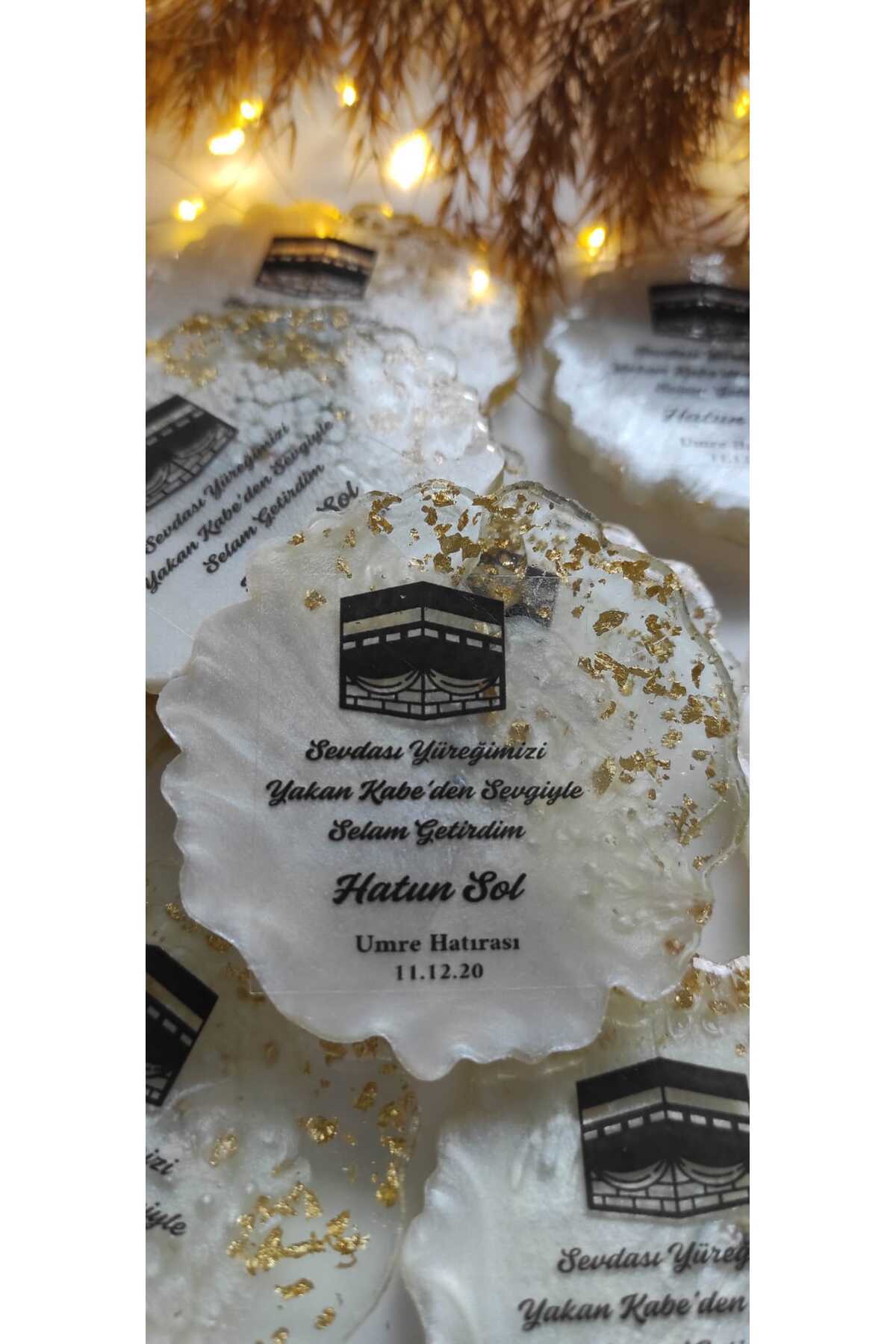 Stories BİRGÜLCE Hac Umre Hediyelikleri 10 Adet Kabe Resimli Epoksi Magnet Hediyelik Hatıra fotoğrafı 6 (önizleme)