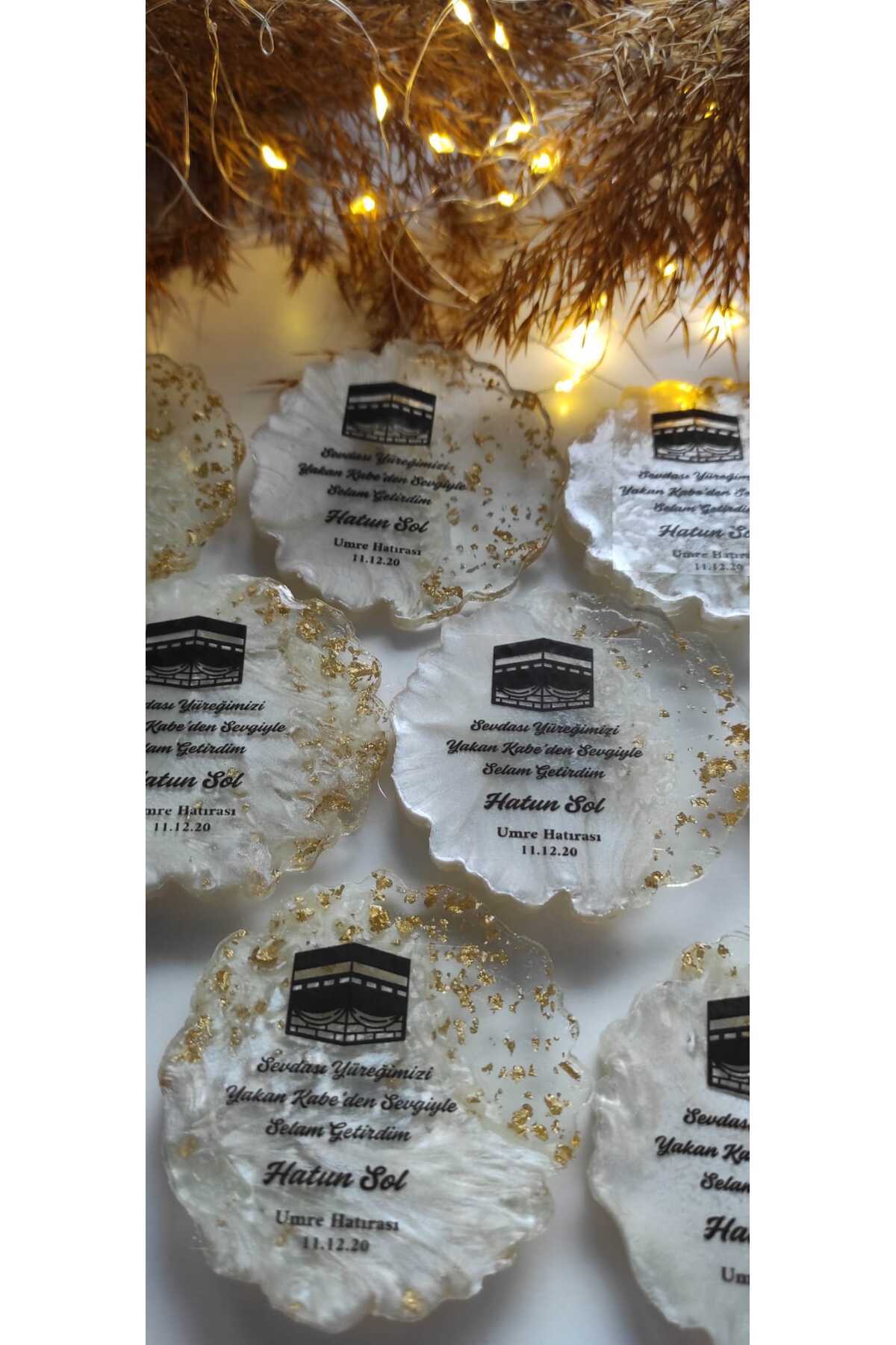 Stories BİRGÜLCE Hac Umre Hediyelikleri 10 Adet Kabe Resimli Epoksi Magnet Hediyelik Hatıra fotoğrafı 2 (önizleme)