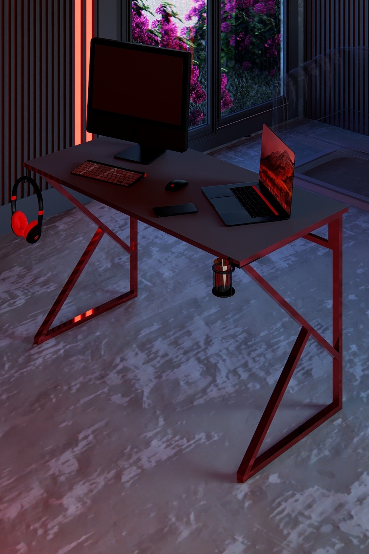 Fahrettin Küçük Jacob Oyuncu Masası Çalışma Masası Ofis Masası Yemek Masası Okul Masası Genç Odası 60x120 Cm