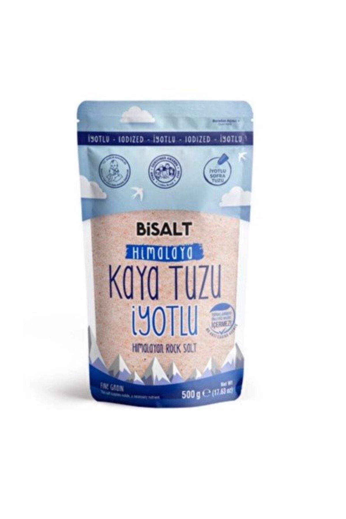 Bisalt Himalaya İyotlu Kaya Tuzu 500 Gr