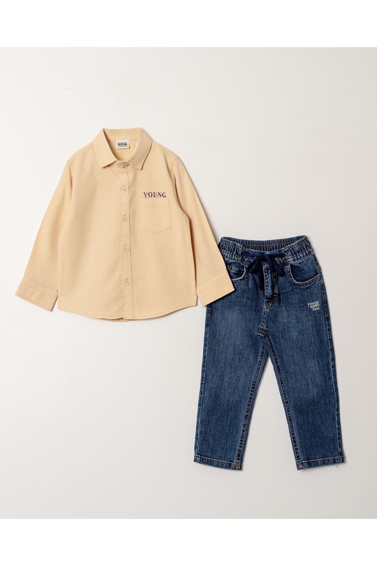 Pasur Bebe Costum Cămașă Și Pantaloni Cu Imprimeu Pentru Băieți Masculin - 9-10 ani