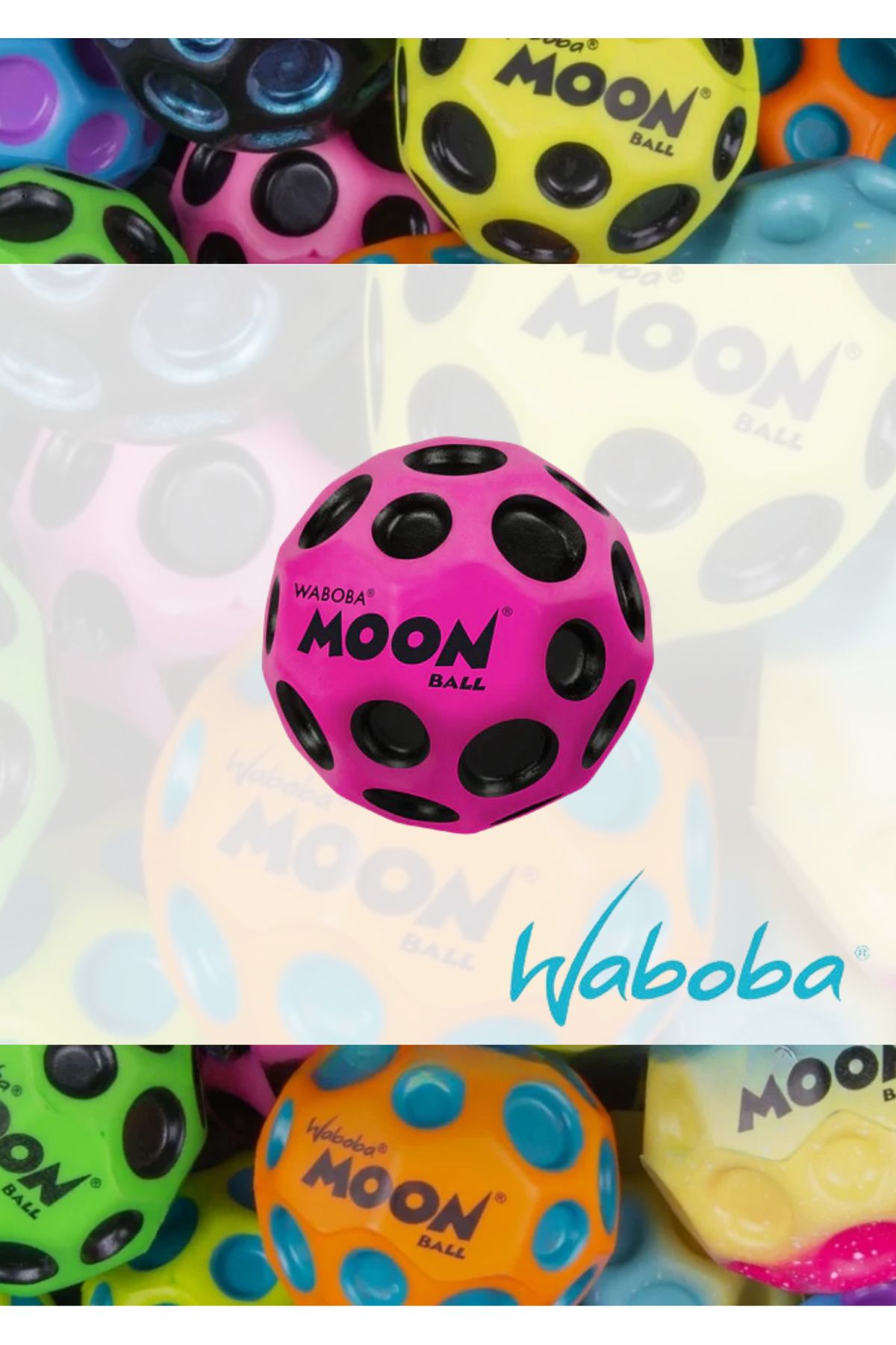 Waboba Moon Ball-Pembe