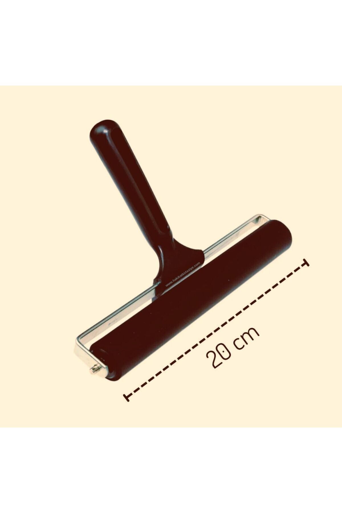 Art Tone 1.Kalite Plastik Saplı Çelik Rulo Silikon Merdane 20cm