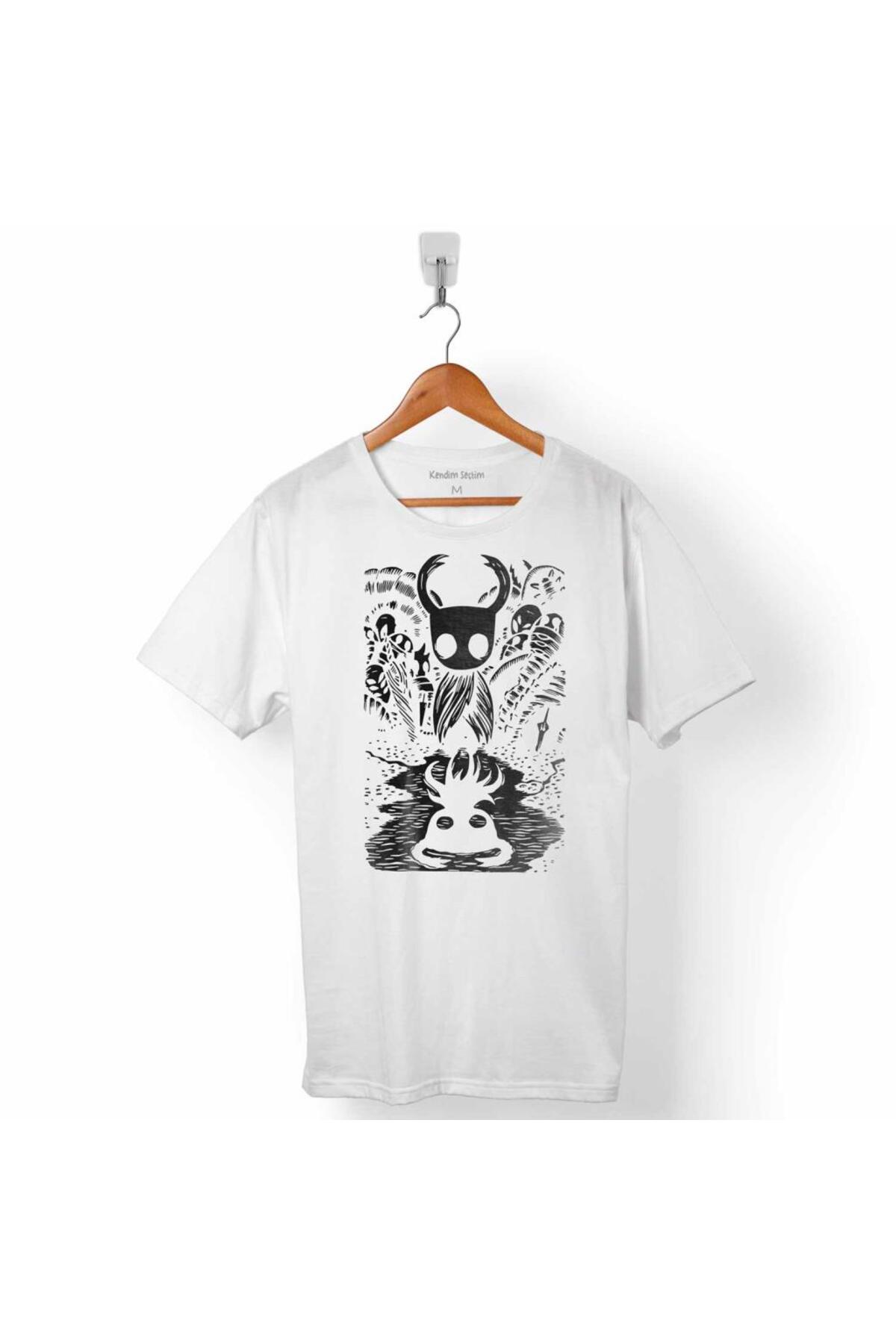 Hollow Knıght Ghost Halloween Skull Men's T-Shirt
