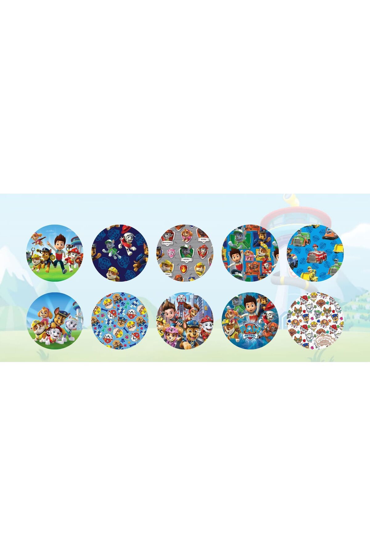 StickIT FreeStyle Libre Sensör Koruyucu Bant Paw Patrol Serisi 10'lu Paket