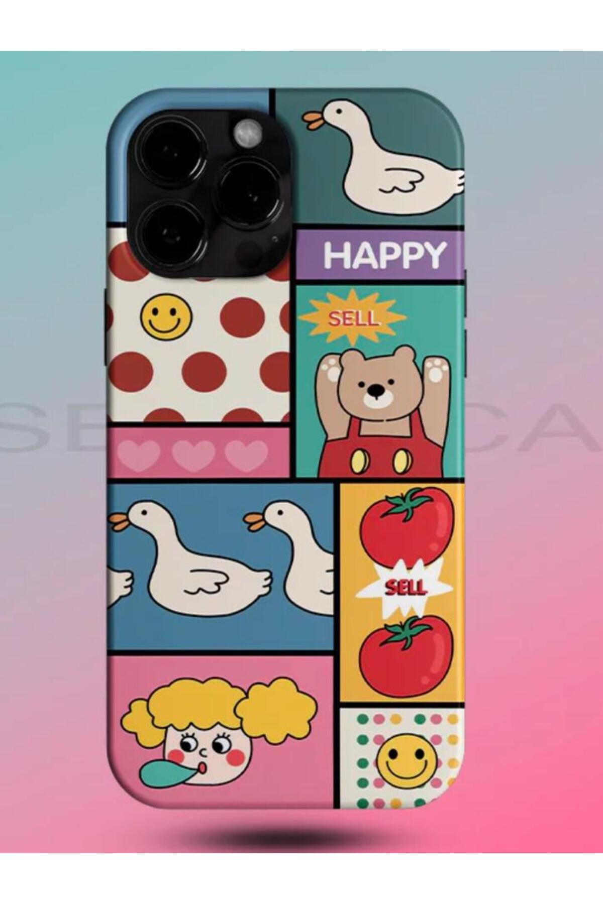 ENITAN İphone 12 Pro Max İle Uyumlu Desenli Lasman Kılıf