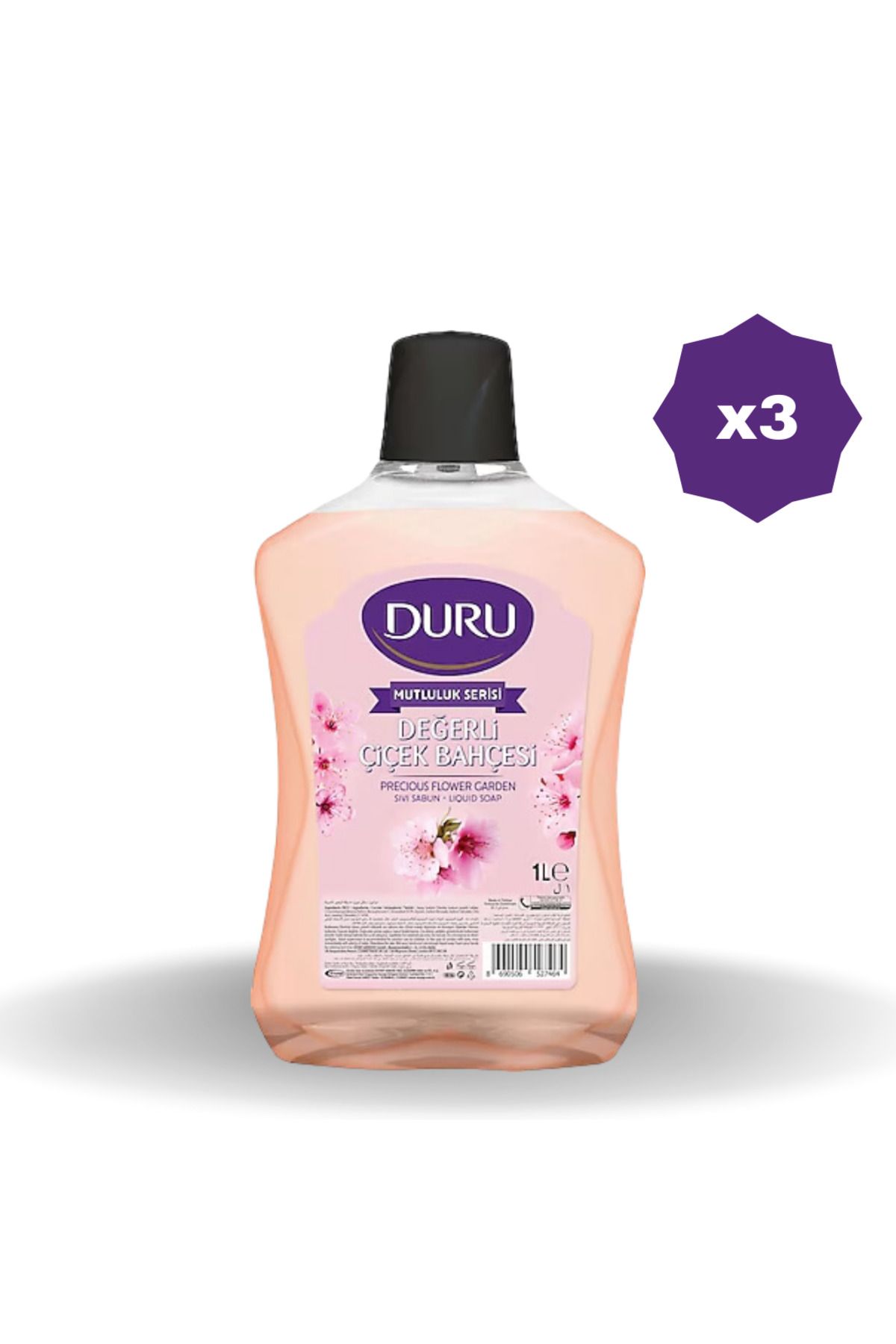 Duru SIVI SABUN ÇİÇEK BAHÇESİ 1000 ML - (3 ADET)