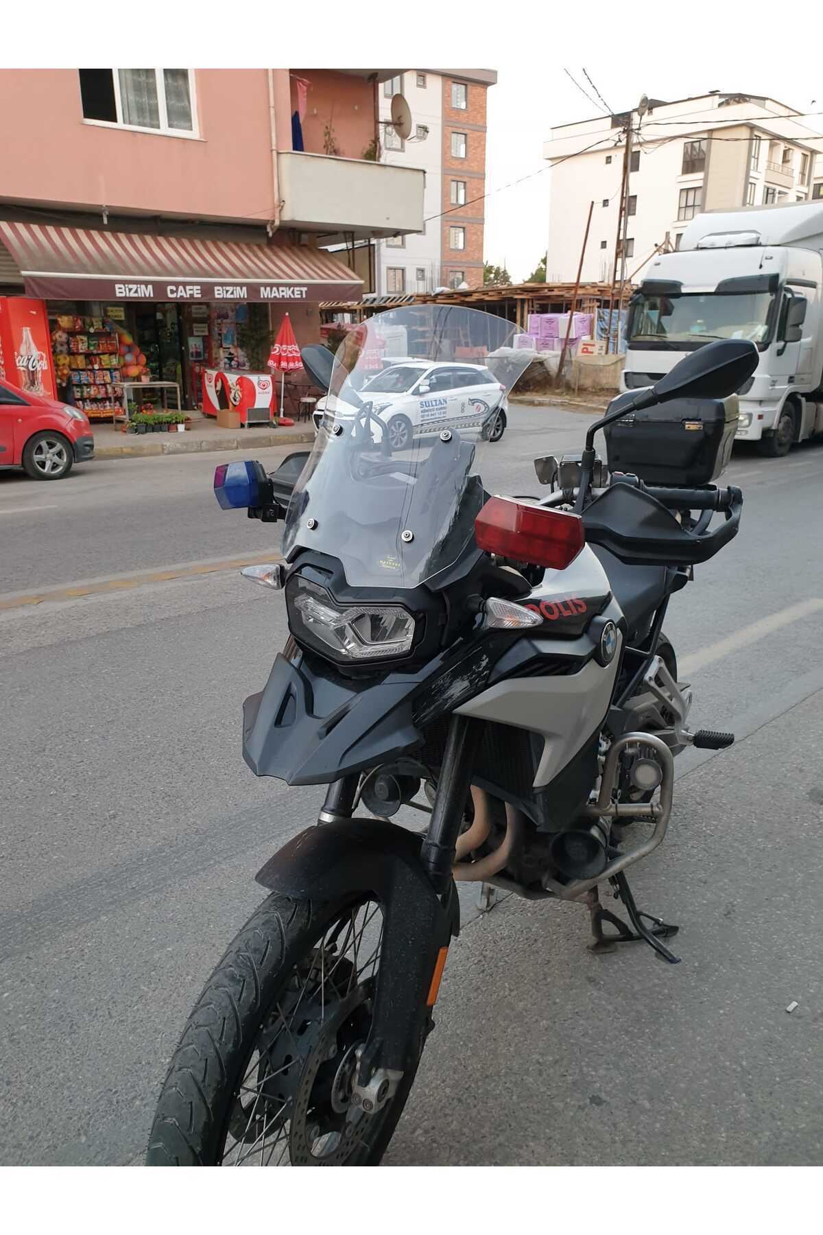 Bmw F850 GS ADV Siperlik Ön Cam 2018-2023 Model 46cm Şeffaf Renkli 4mm