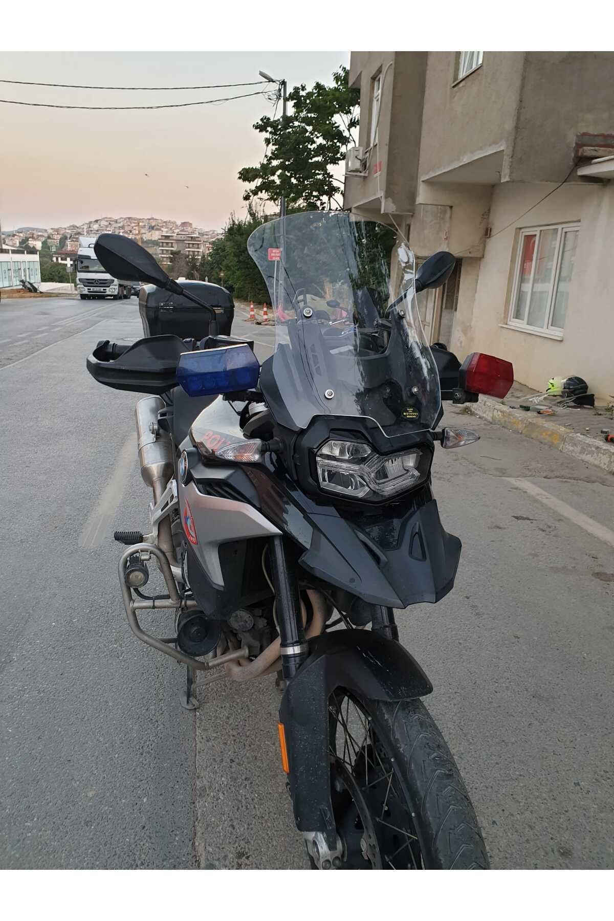 Bmw F850 GS ADV Siperlik Ön Cam 2018-2023 Model 46cm Şeffaf Renkli 4mm