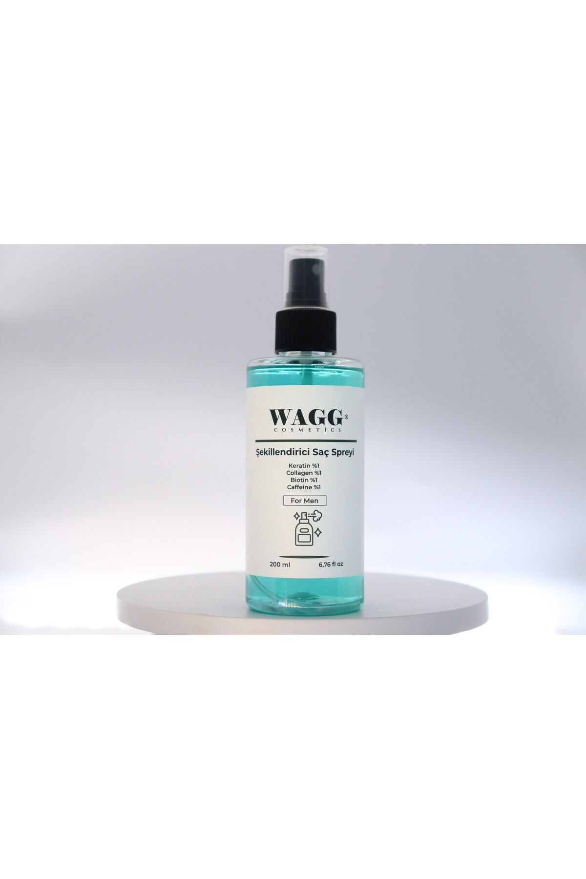 WAGG Cosmetics Besleyici ve Şekillendirici Saç Spreyi For Men 200ML