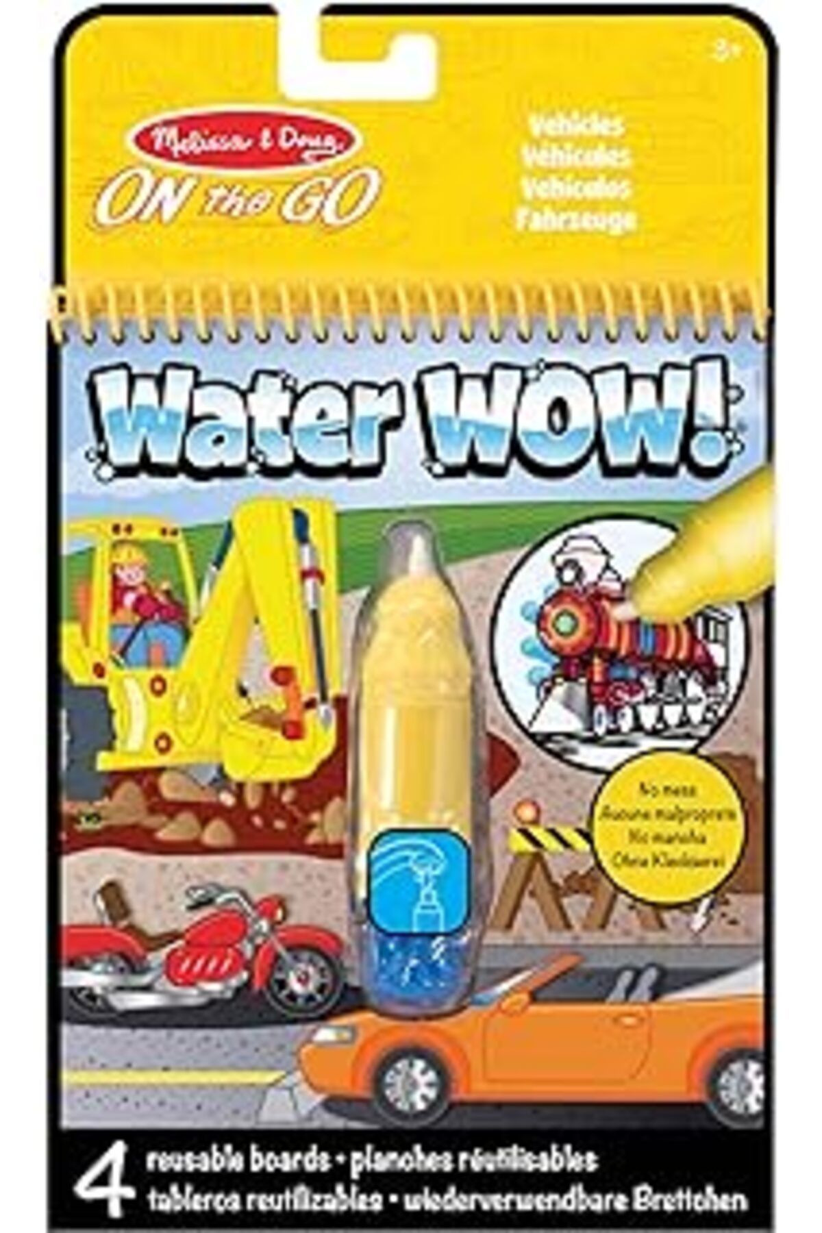 Genel Markalar Melissa & Doug Water Wow Su Ile Boyama Kitabı Araçlar (15375)