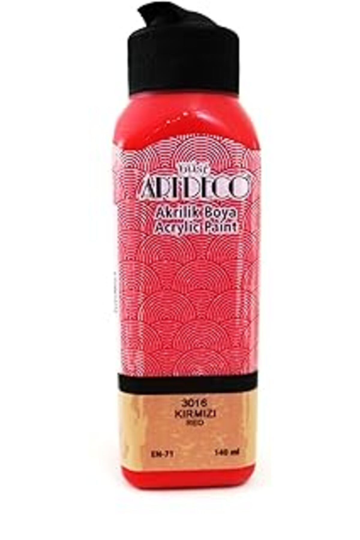 Genel Markalar Artdeco Akrilik Boya, 140ml, Kırmızı 3016