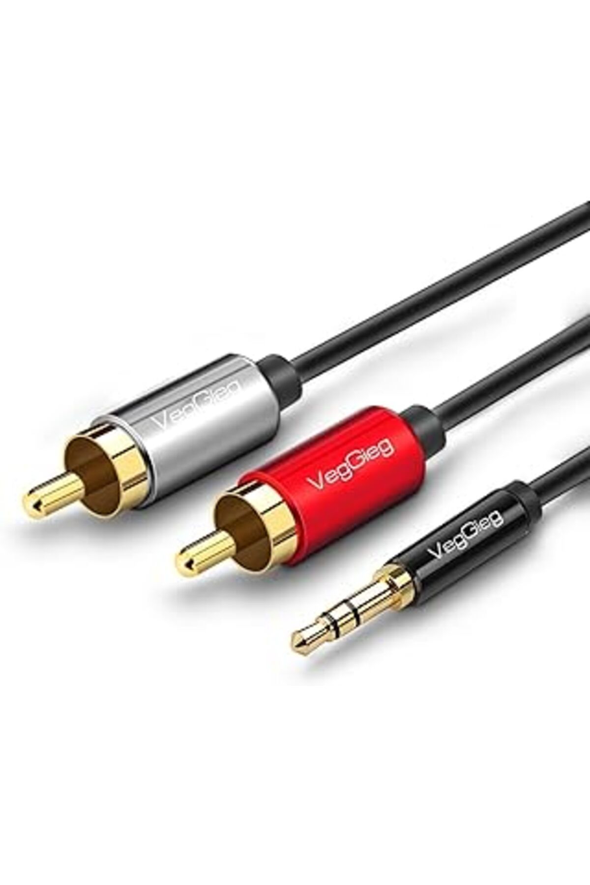 Cepahir 3.5Mm Aux To 2 Rca Ses Kablosu 1 Metre