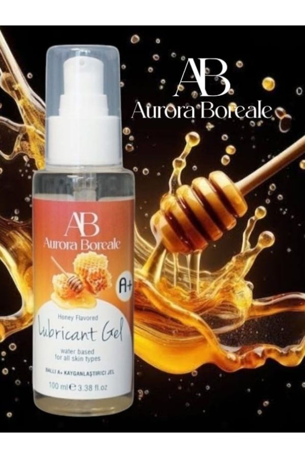 Erotiko Aurora Boreale Anal A+ Bal Aromalı Kayganlaştırıcı Jel 100 ML