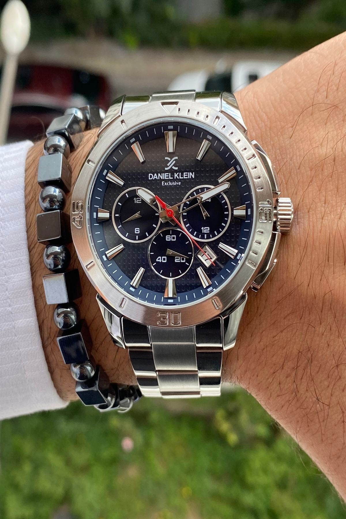 Daniel Klein-New Season Stainless Steel Band Functions Active Men's Wrist Watch Bracelet 2