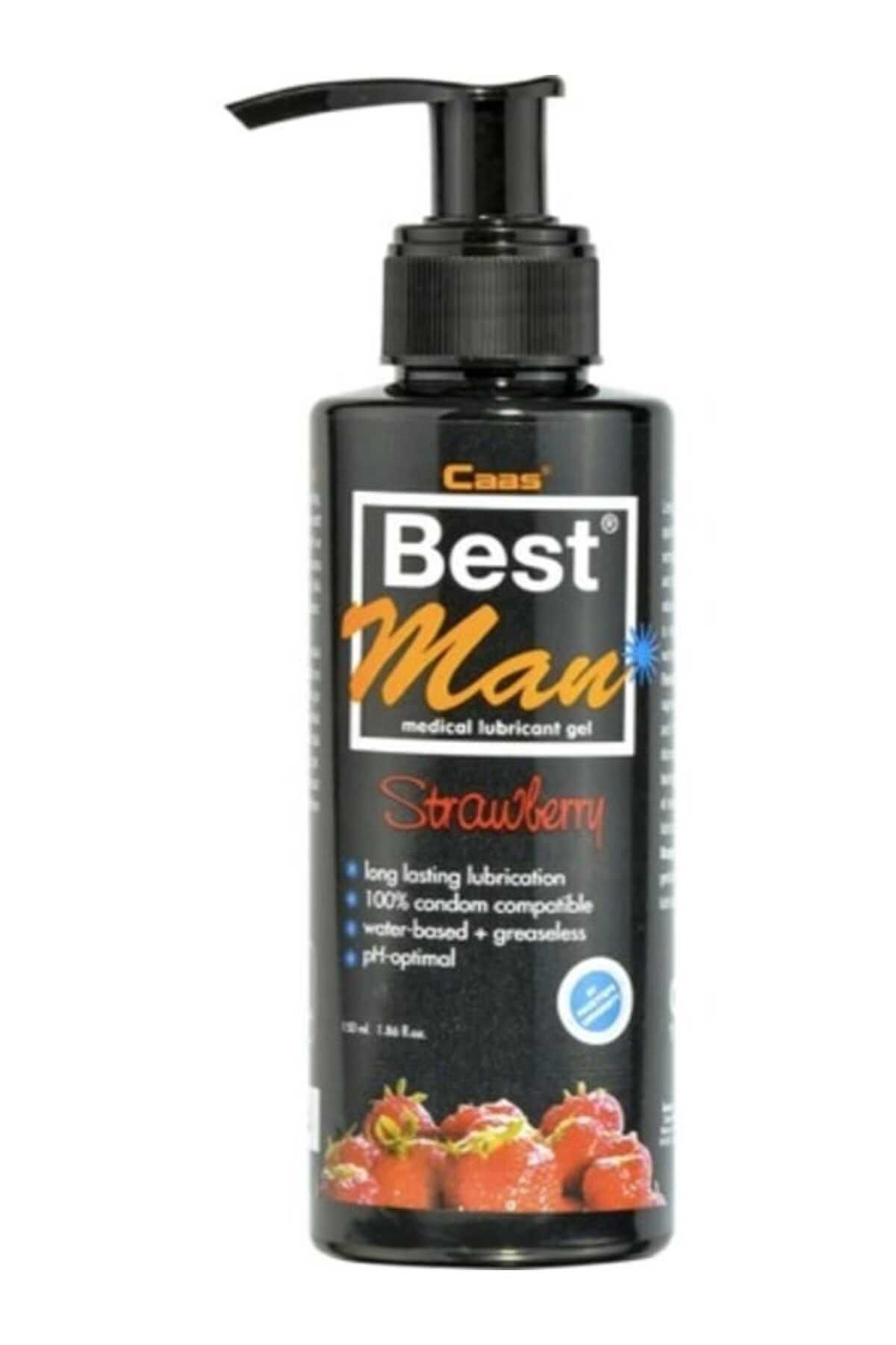 Best Man 150ML. Büyük Boy Çilekli Lubricant Jel