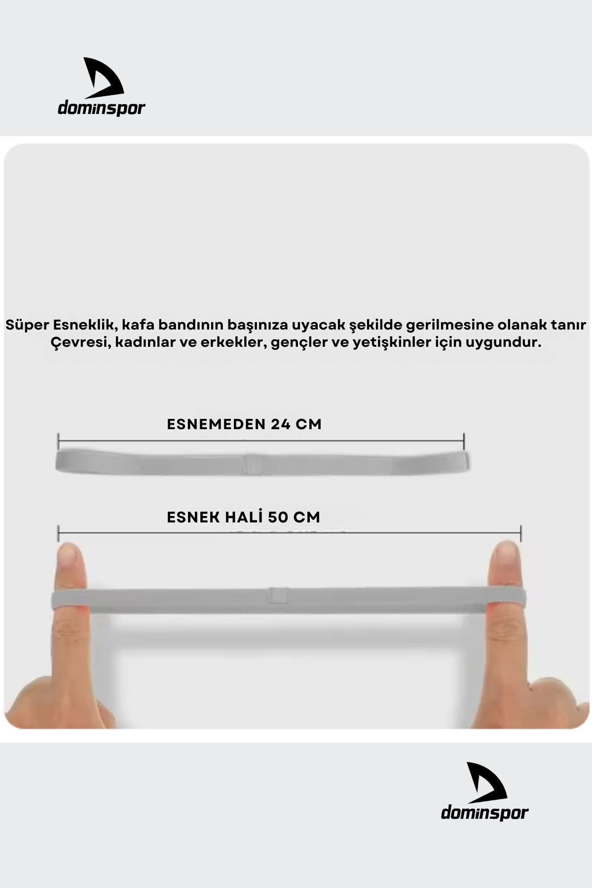 DOMİN SPOR-مجموعة ربطات شعر رياضية من السيليكون مكونة من 4 قطع - مضادة للانزلاق والسيليكون، 4 ألوان مختلفة Dmn0314 7