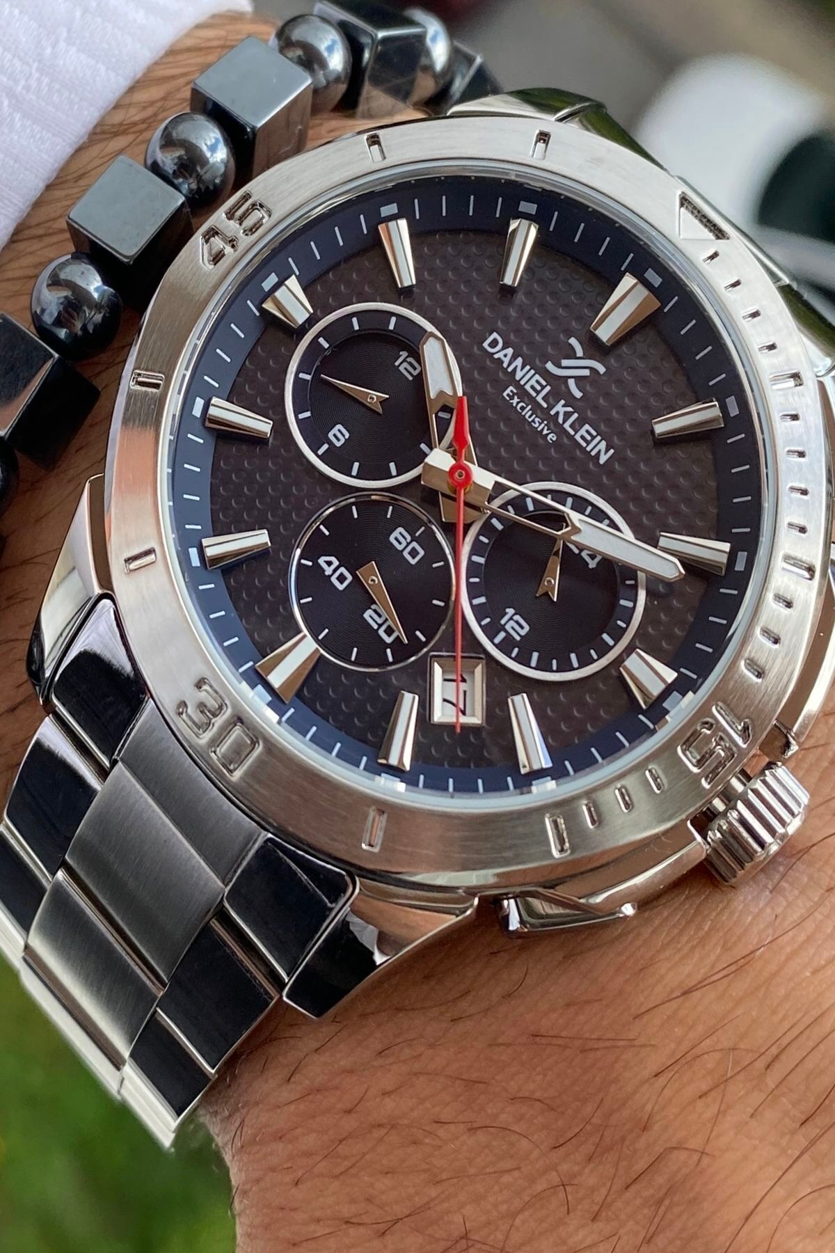 Daniel Klein-New Season Stainless Steel Band Functions Active Men's Wrist Watch Bracelet 3