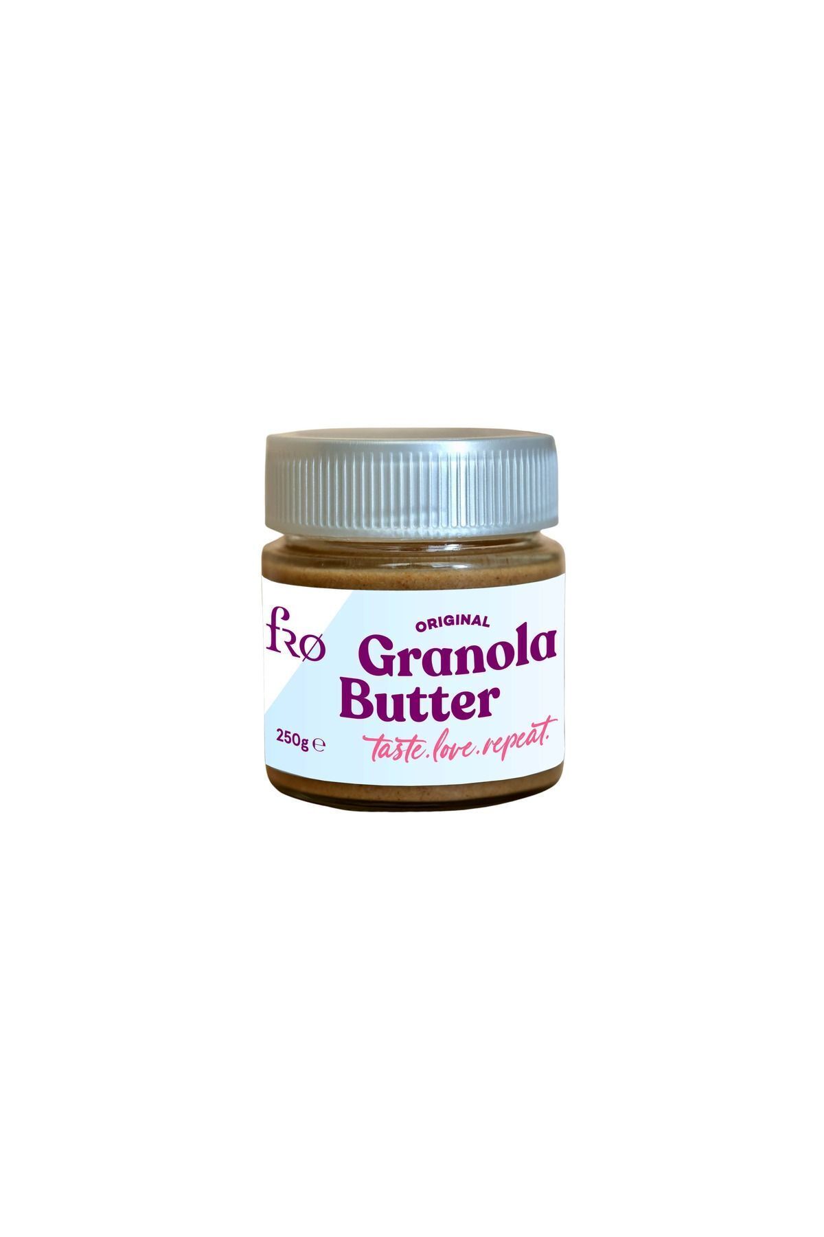 FRO Granola Butter Original Glutensiz Şekersiz Vegan Sürülebilir Ezme Katkısız 250gr