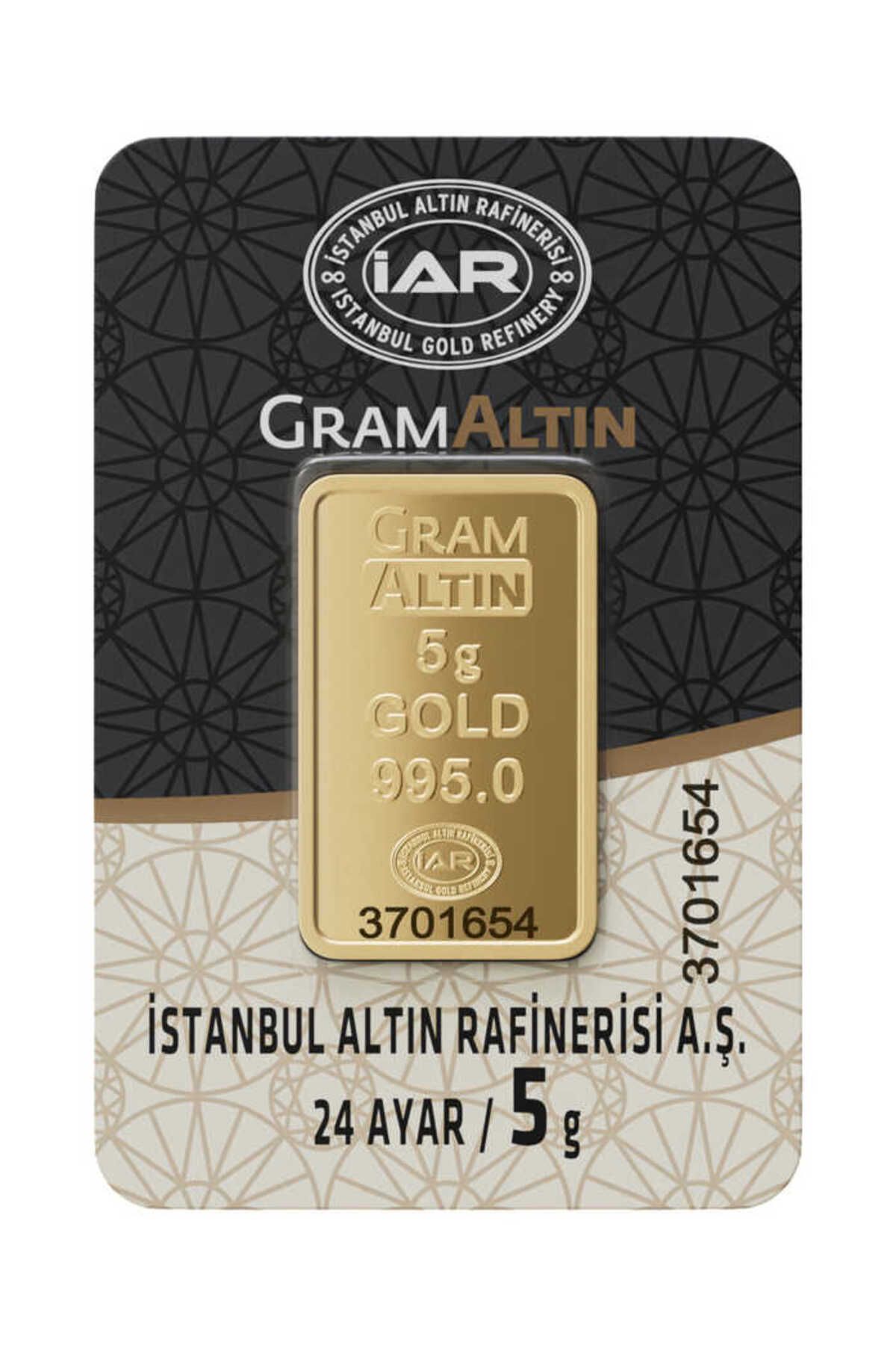 İar IAR 24 Ayar 5 Gram Külçe Altın