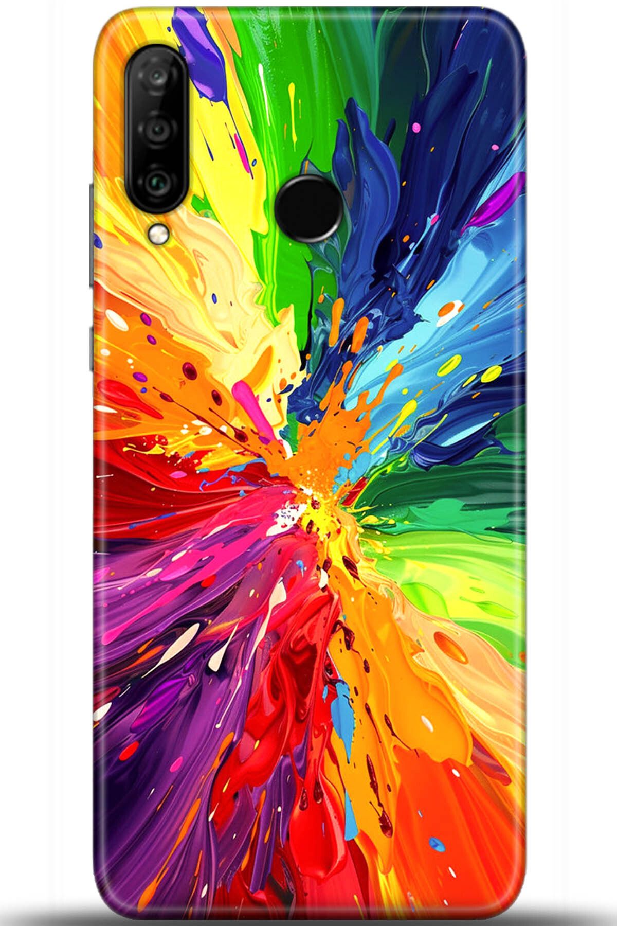 Noprin Huawei P30 Lite Kılıf HD Baskılı Kılıf - Loving You Series 5513