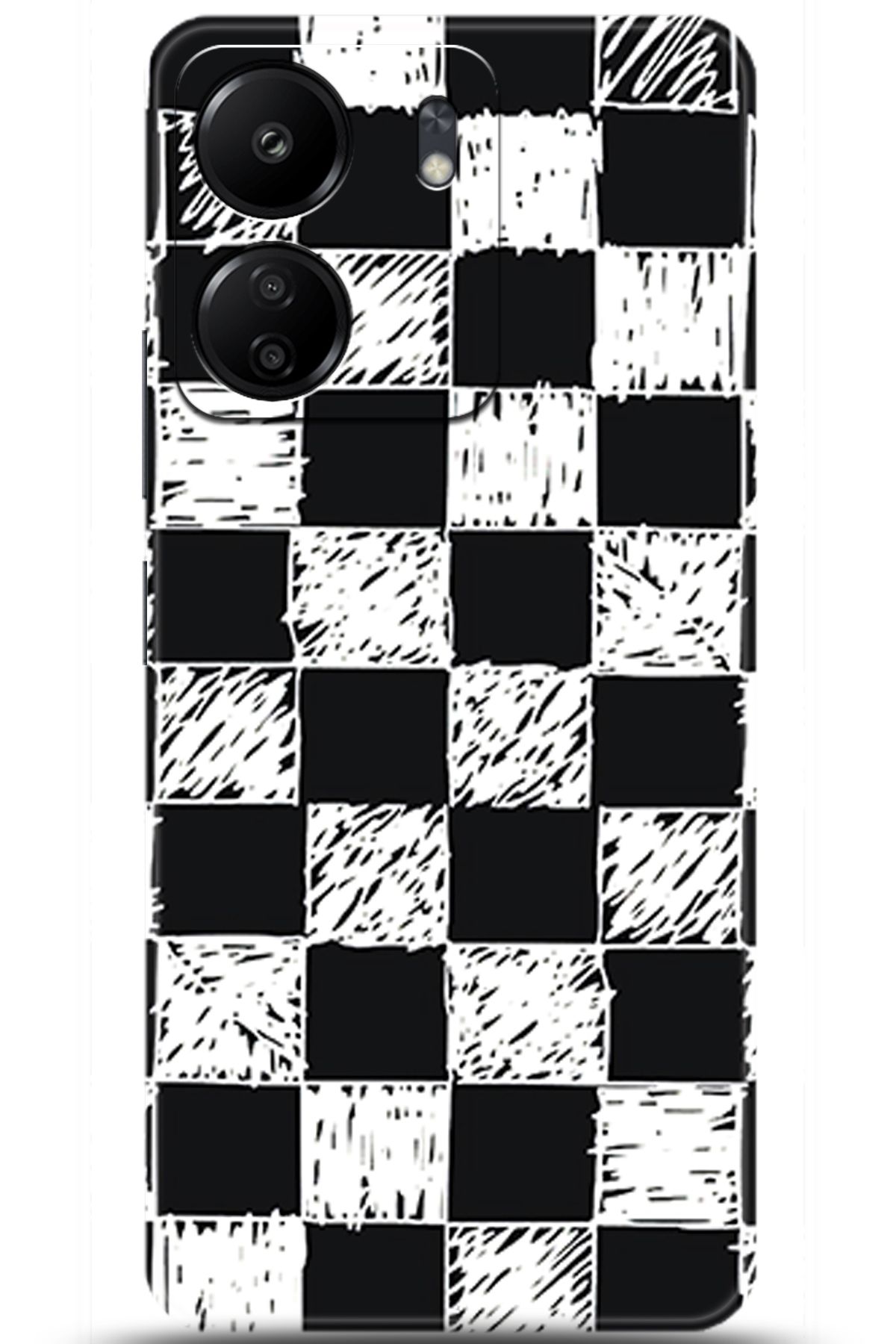 Noprin Xiaomi Redmi 13C Kılıf HD Baskılı Kılıf - Loving You Series 5483