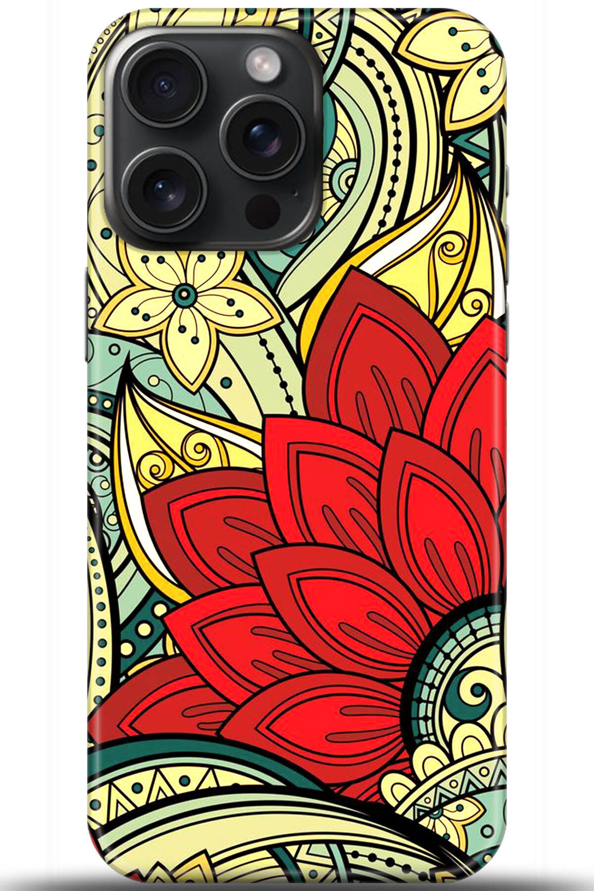 Noprin Apple iPhone 15 Pro Max Kılıf HD Baskılı Kılıf - Loving You Series 5534