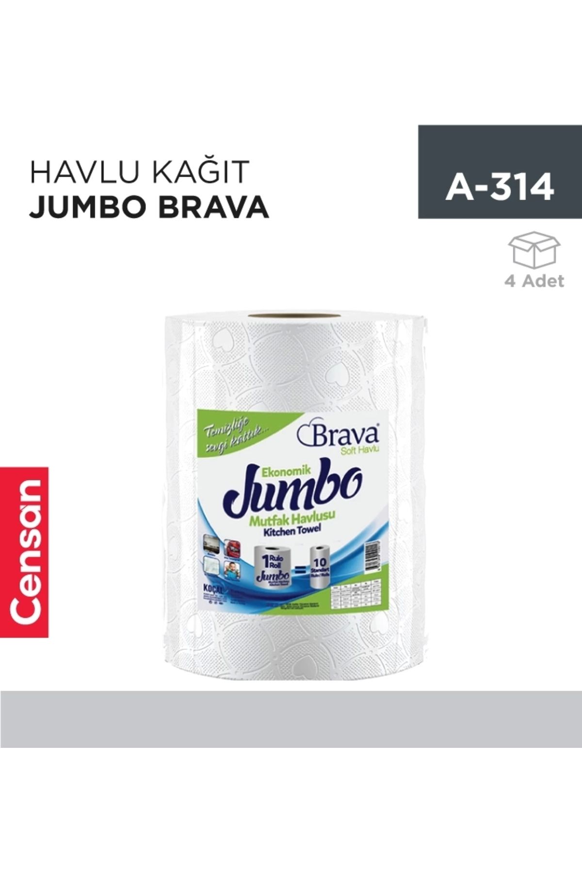 Genel Markalar Havlu Kağit Jumbo Brava (8503)