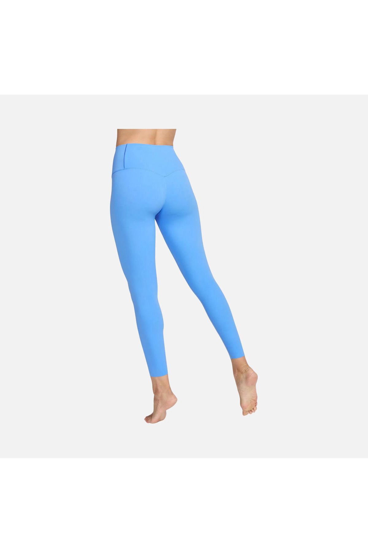 Nike-Zenvy Dri-Fit 7/8 Blue Leggings for Women - Gentle-Support, High-Waisted, Infinasoft 3