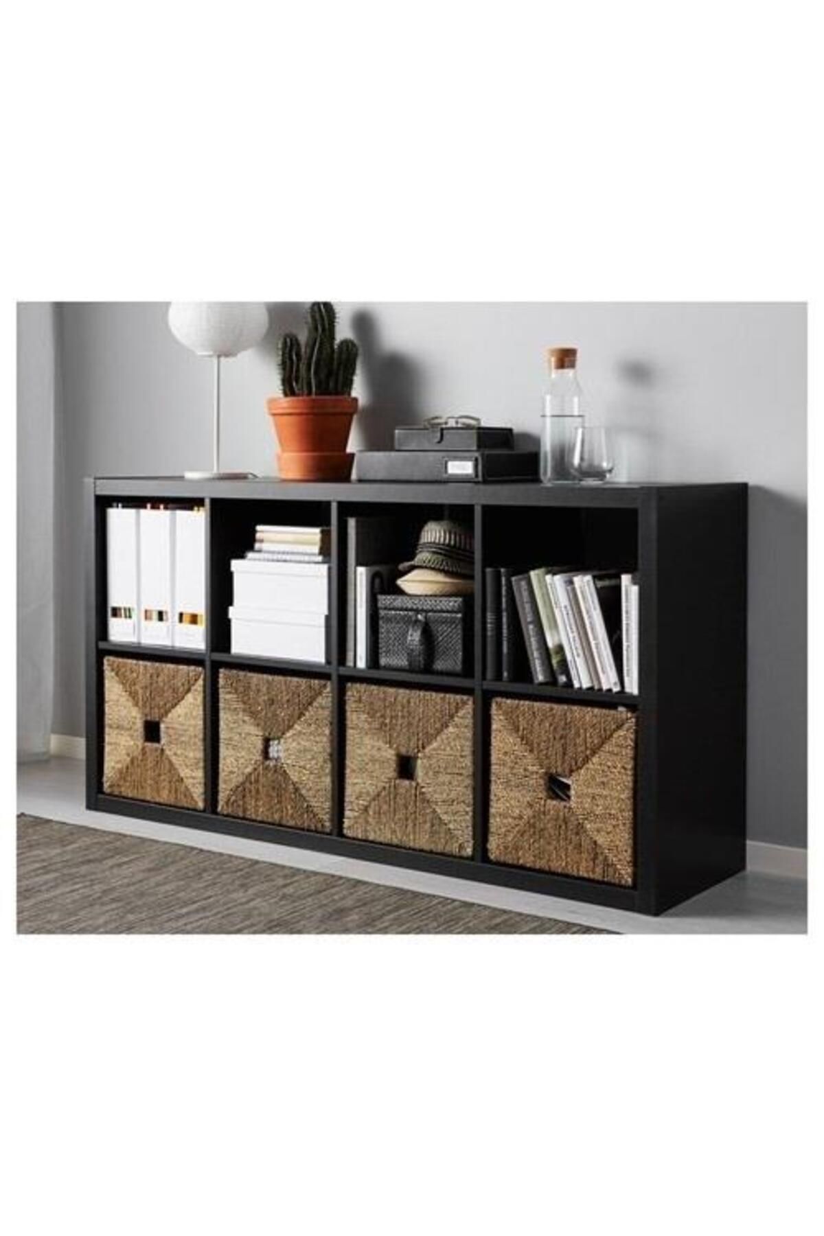 IKEA-Coș decorativ din răchită și cutie de depozitare KNIPSA 3
