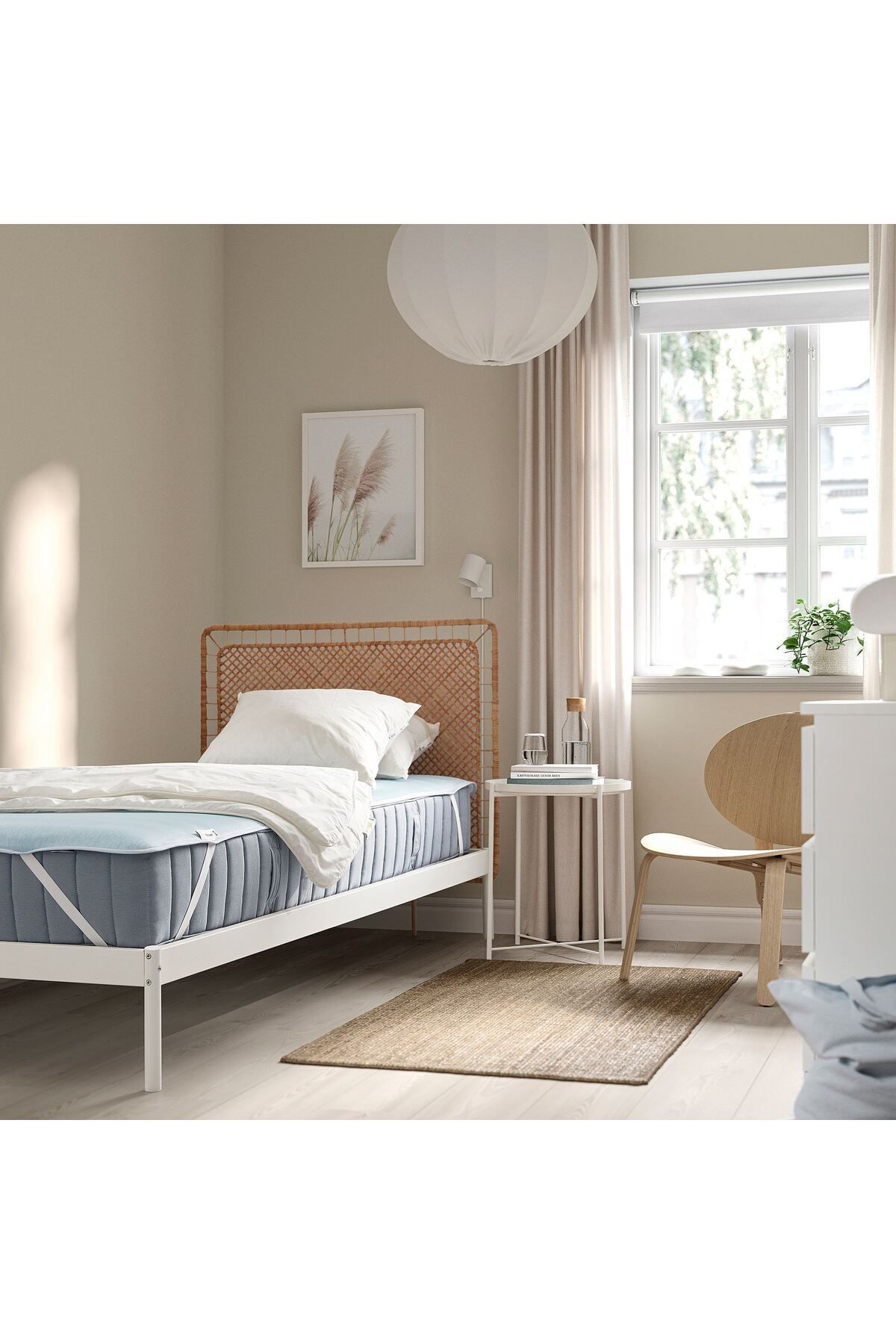 IKEA-Světle modrá matrace - 90x200 cm Cool Feeling, ideální pro horké období 3
