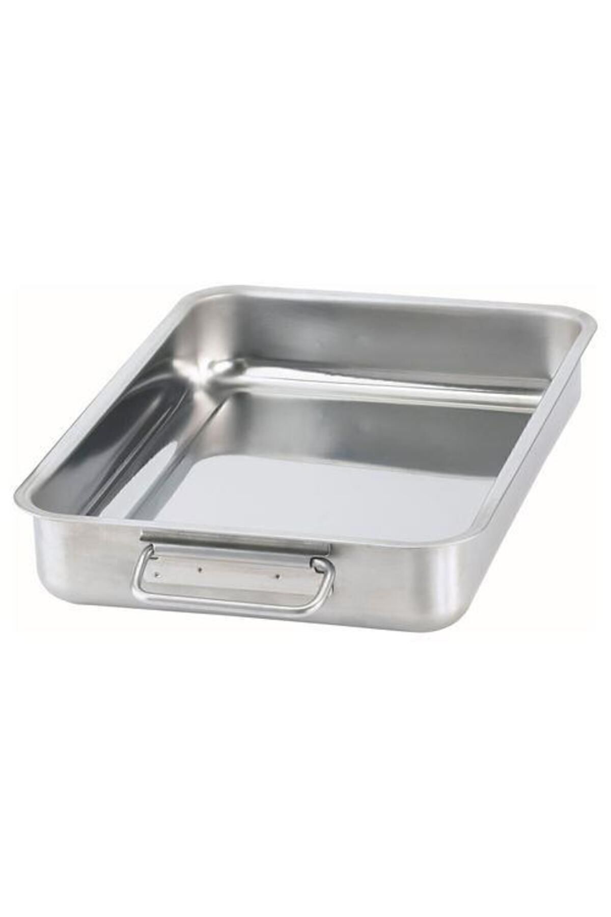 IKEA-Metal Square Oven Dish Meridyendukkan 24x34 Cm Square Oven Baking Tray with Stainless Steel Handle 2