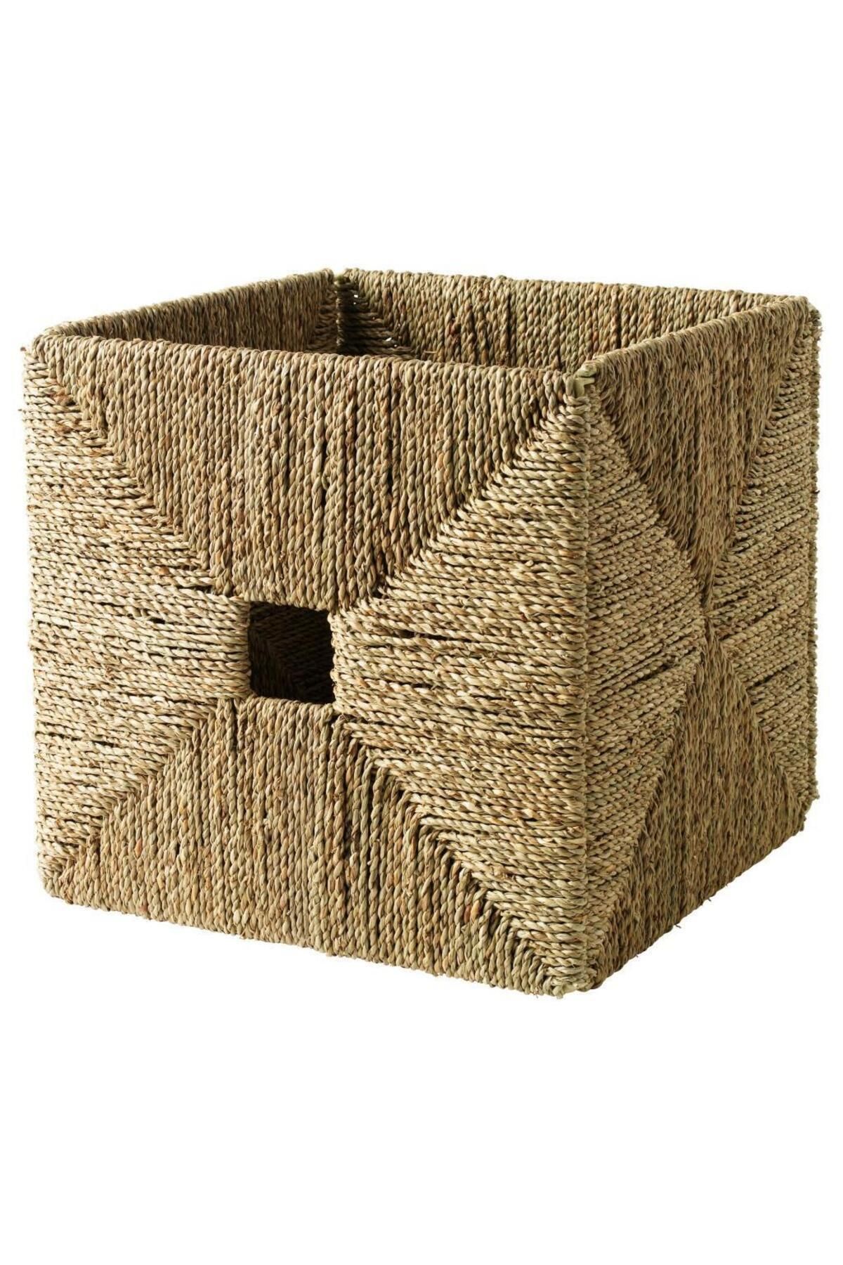 IKEA-Coș decorativ din răchită și cutie de depozitare KNIPSA 1