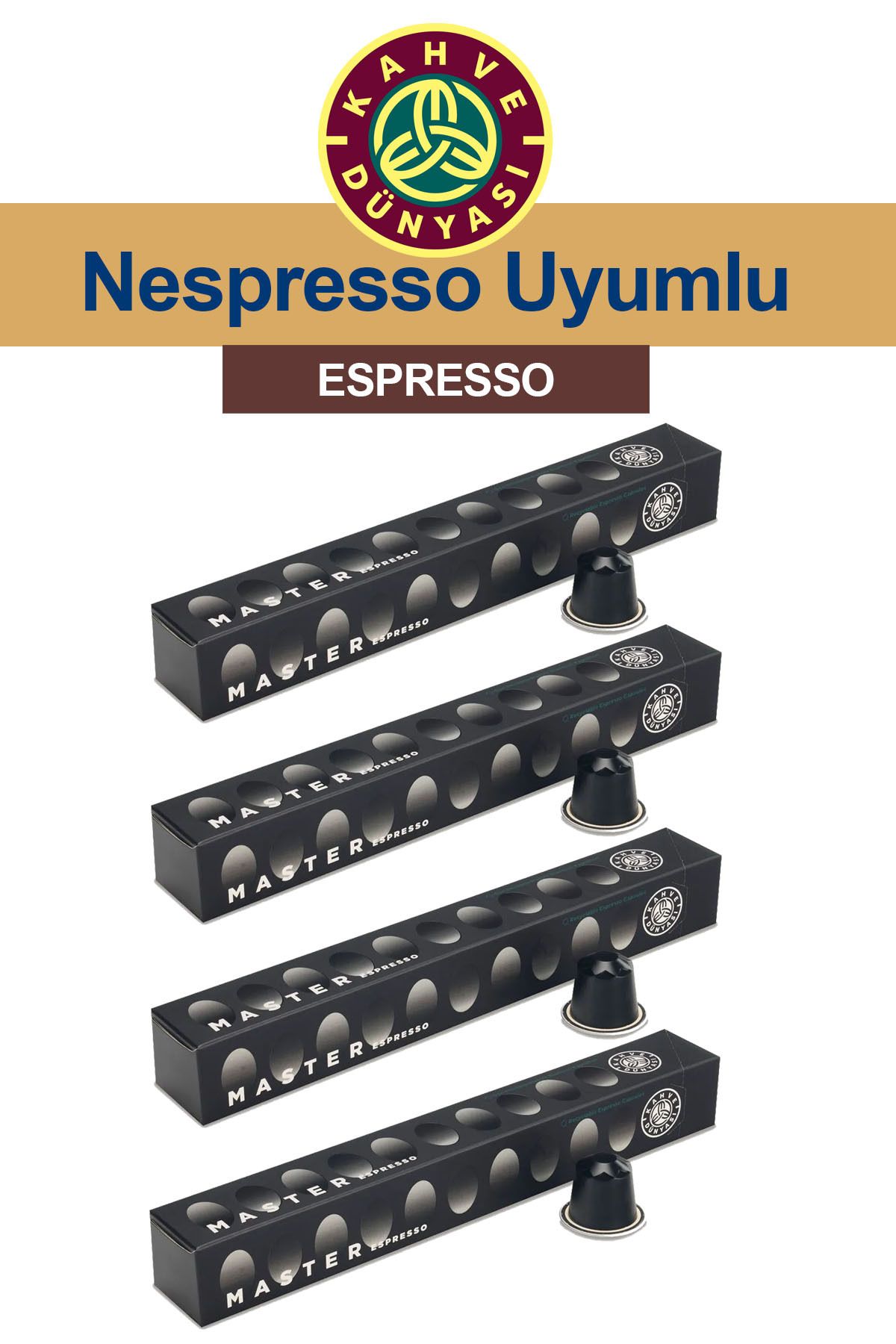 Kahve Dünyası Espresso Kapsül Kahve 4 Adet 10'lu Kutu