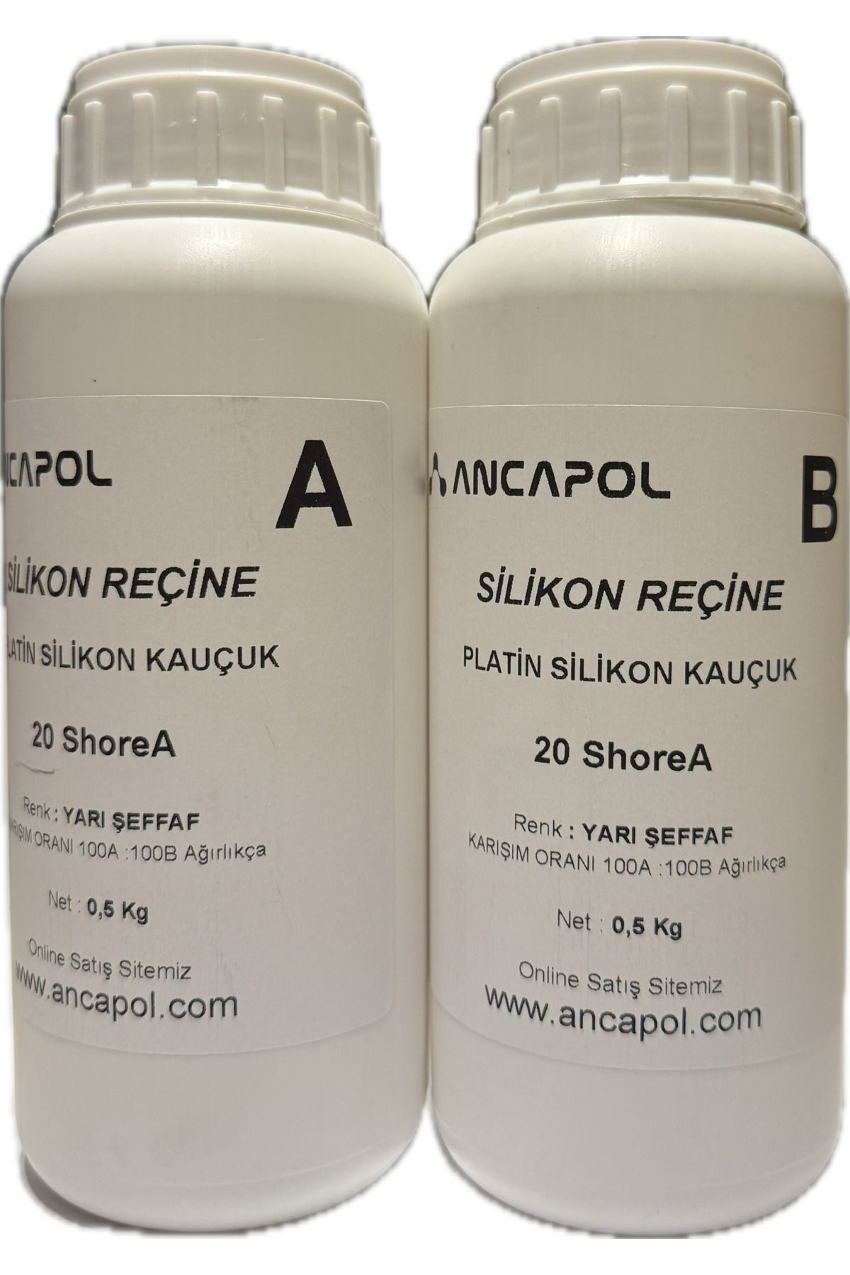 Ancapol Gıda Uyumlu Silikon 20 Shore 1 KG